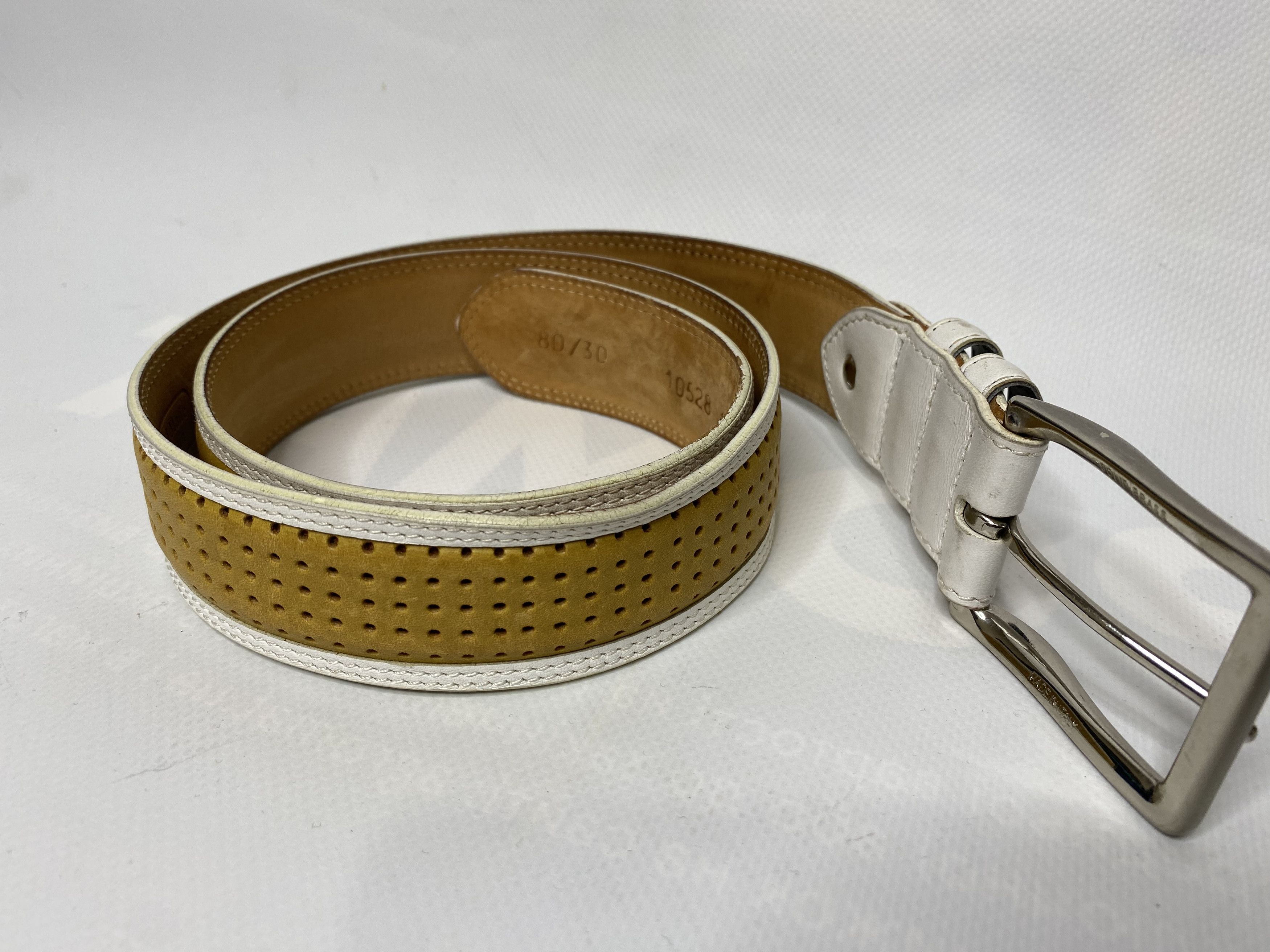 Handmade × Leather LEYVA BELT 100% LEATHER HAND MADE IN SPAIN 91 CM Size ONE SIZE - 2 Thumbnail