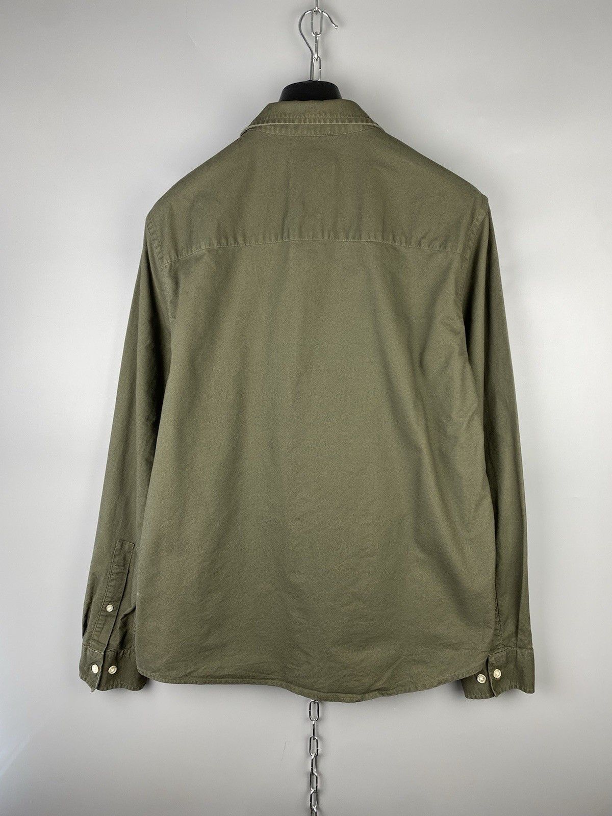 Folk Folk Button Up Khaki Long Sleeve Shirt Size US L / EU 52-54 / 3 - 9 Thumbnail