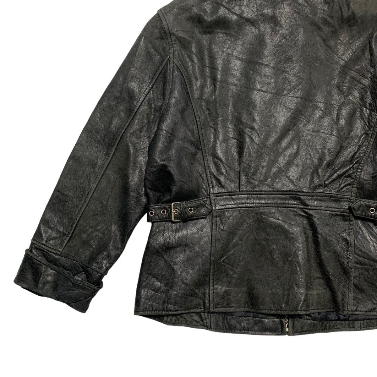 Other Vintage Euro Mondi Of California Leather Jacket Size L / US 10 / IT 46 - 7 Thumbnail