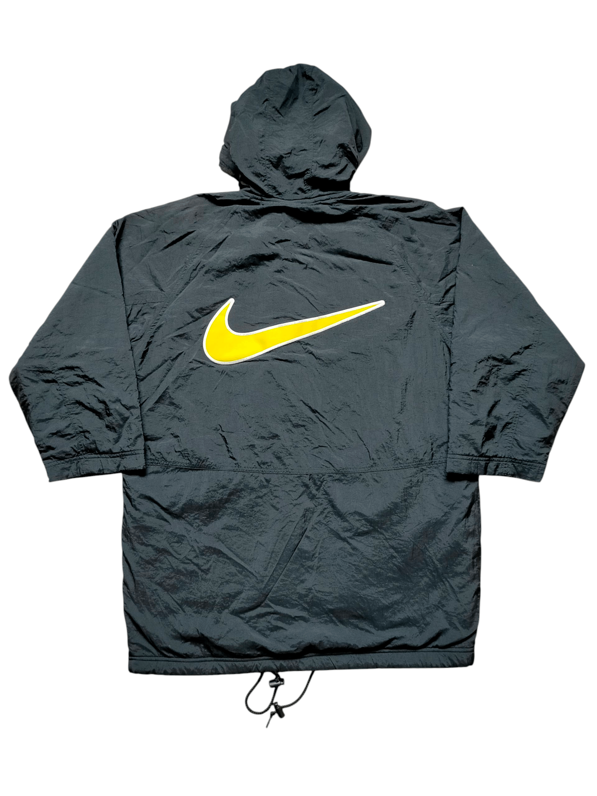 Nike Vintage 90s Nike Swoosh Long jacket Size US L / EU 52-54 / 3 - 1 Thumbnail