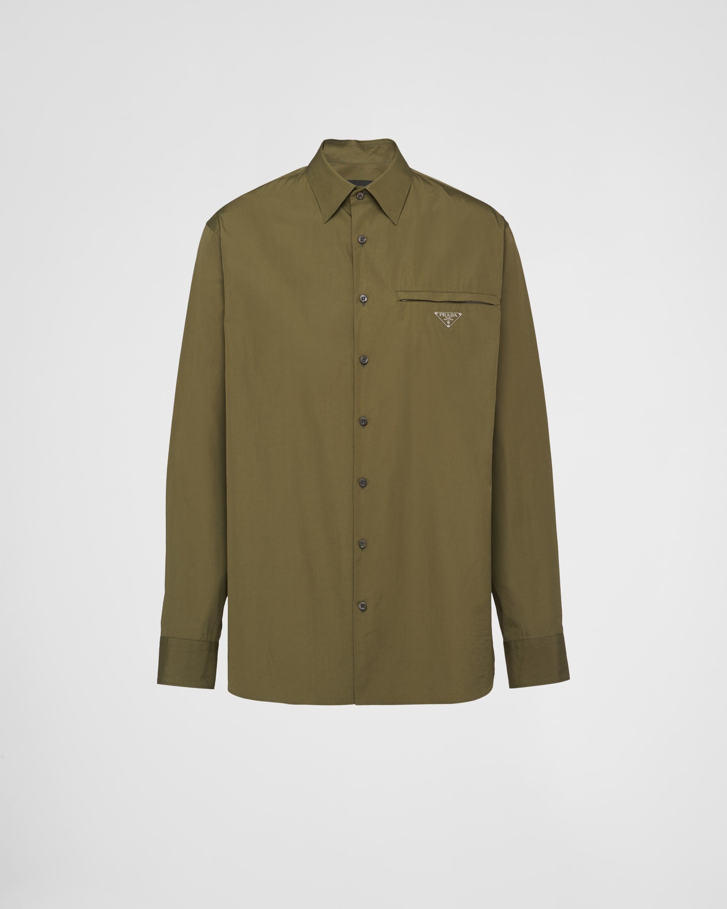 Prada oc11z0625 Shirt in Khaki Size US S / EU 44-46 / 1 - 1 Thumbnail