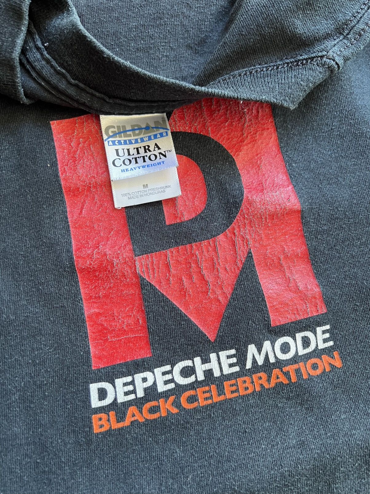 Band Tees × Vintage ‘00s Depeche Mode Black Celebration Band Tee Shirt Stumm 26 Size US M / EU 48-50 / 2 - 5 Thumbnail
