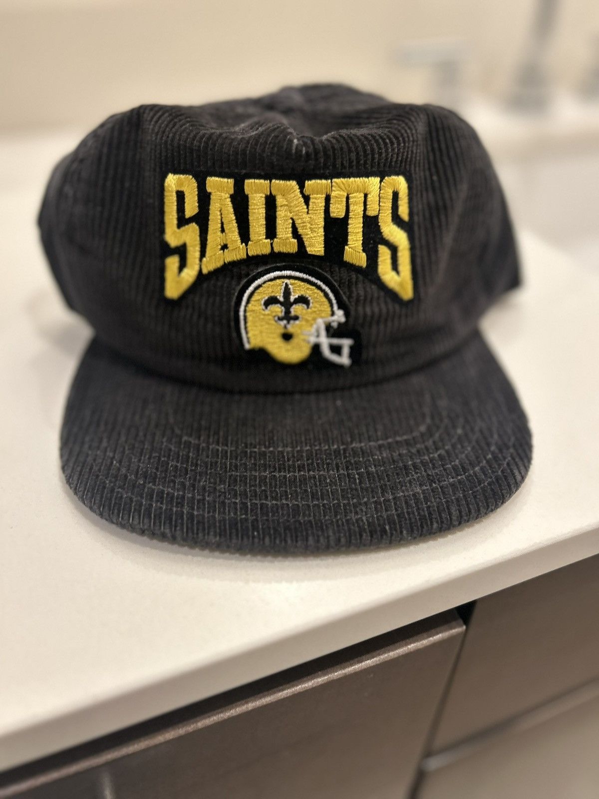 Other VTG Black Cord New Orleans Saints Hat Size ONE SIZE - 1 Thumbnail