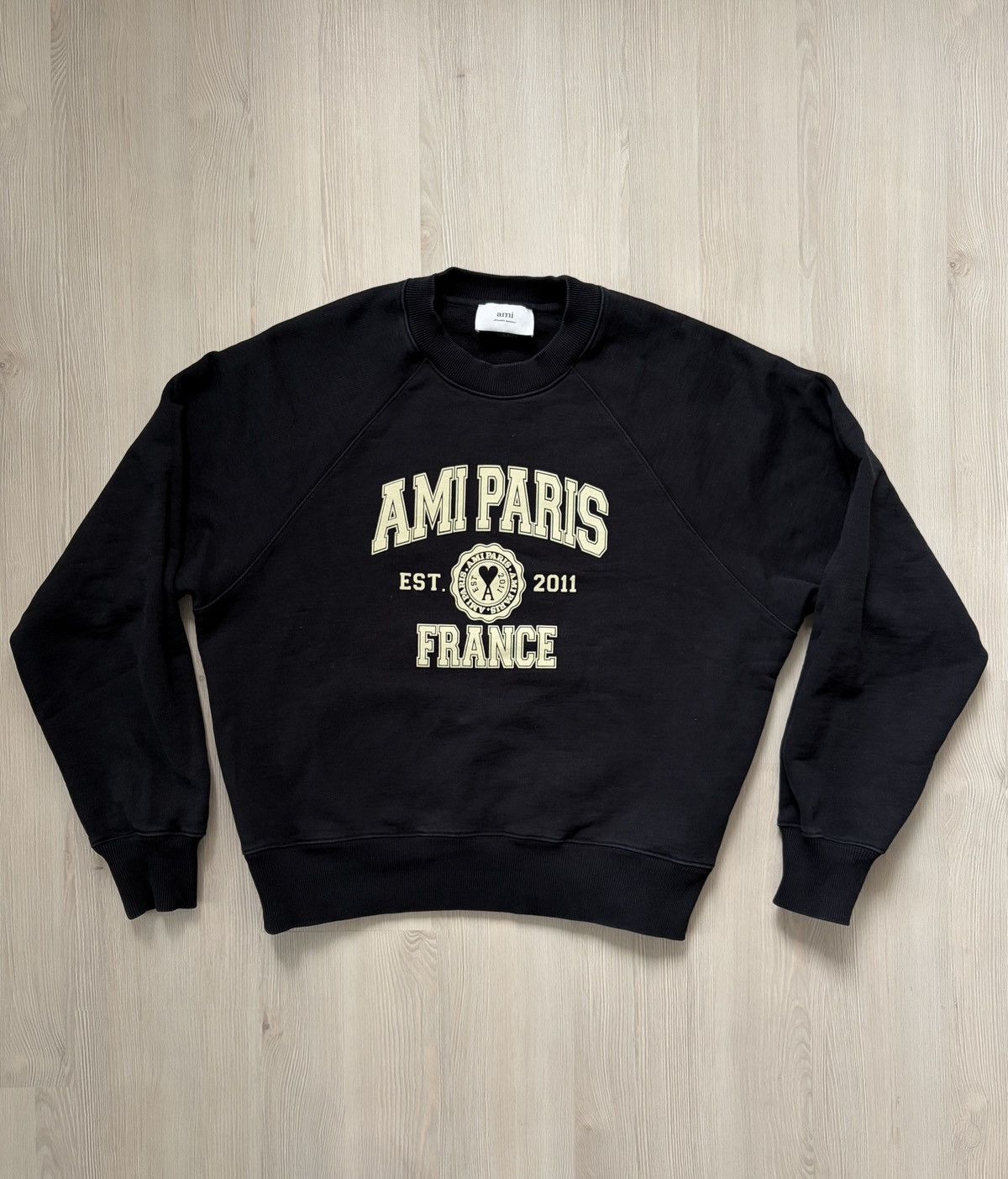 AMI AMI Paris Boxy Raglan Sweatshirt Size US L / EU 52-54 / 3 - 2 Thumbnail