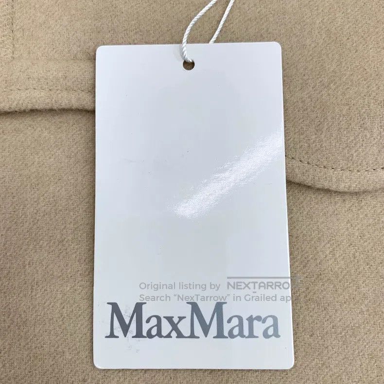 Other Max Mara Light Brown Camel Hair Round Neck Single Breasted Size XS / US 0-2 / IT 36-38 - 6 Thumbnail