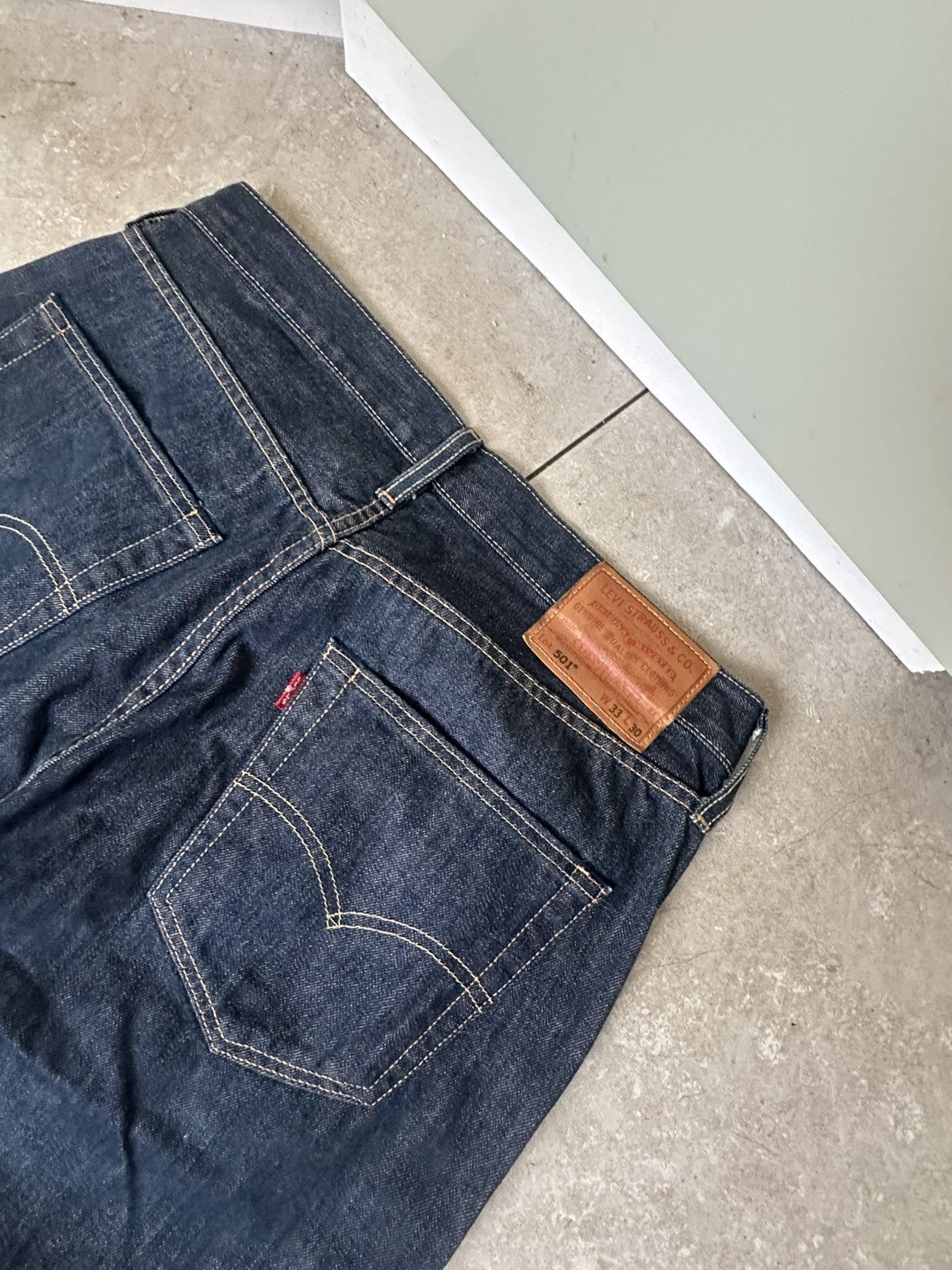 Levi's Levis 501 Denim Jeans Y2K Loose Fit Size US 30 / EU 46 - 6 Thumbnail