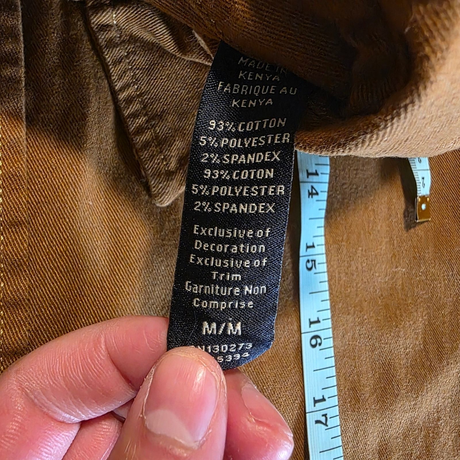 Wrangler Wrangler Tan Flex Button-Up Shirt MEDIUM Size US M / EU 48-50 / 2 - 4 Thumbnail