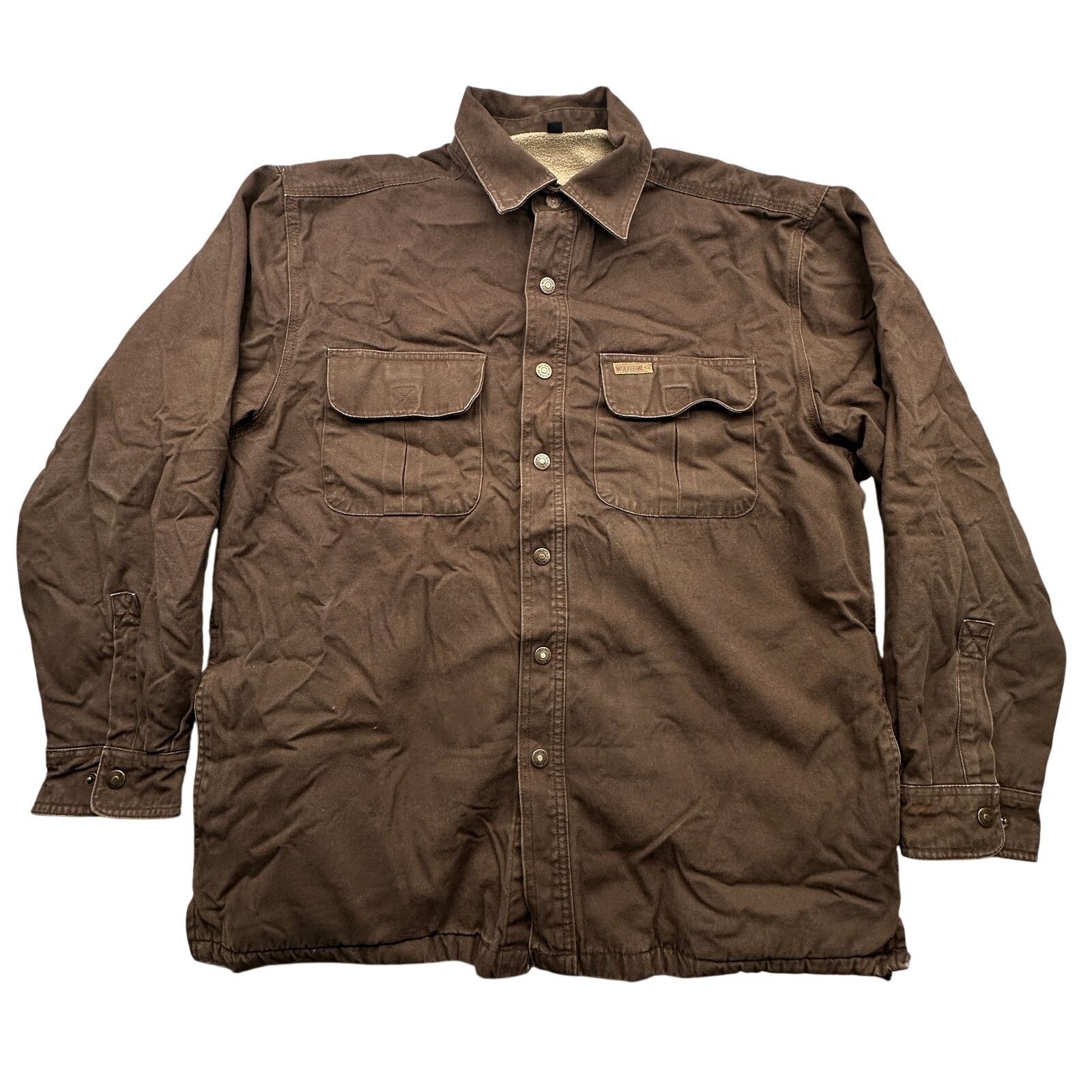 Wolverine Wolverine Duck Canvas Sherpa Button Shirt Shacket Large Size US L / EU 52-54 / 3 - 1 Thumbnail