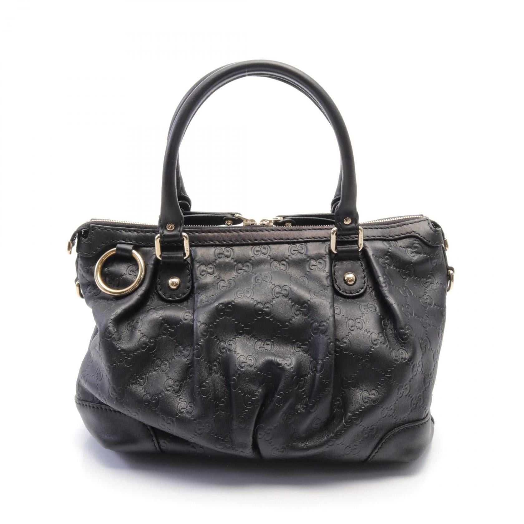 Gucci Gucci Sukey Handbag Leather Black Size ONE SIZE - 1 Thumbnail