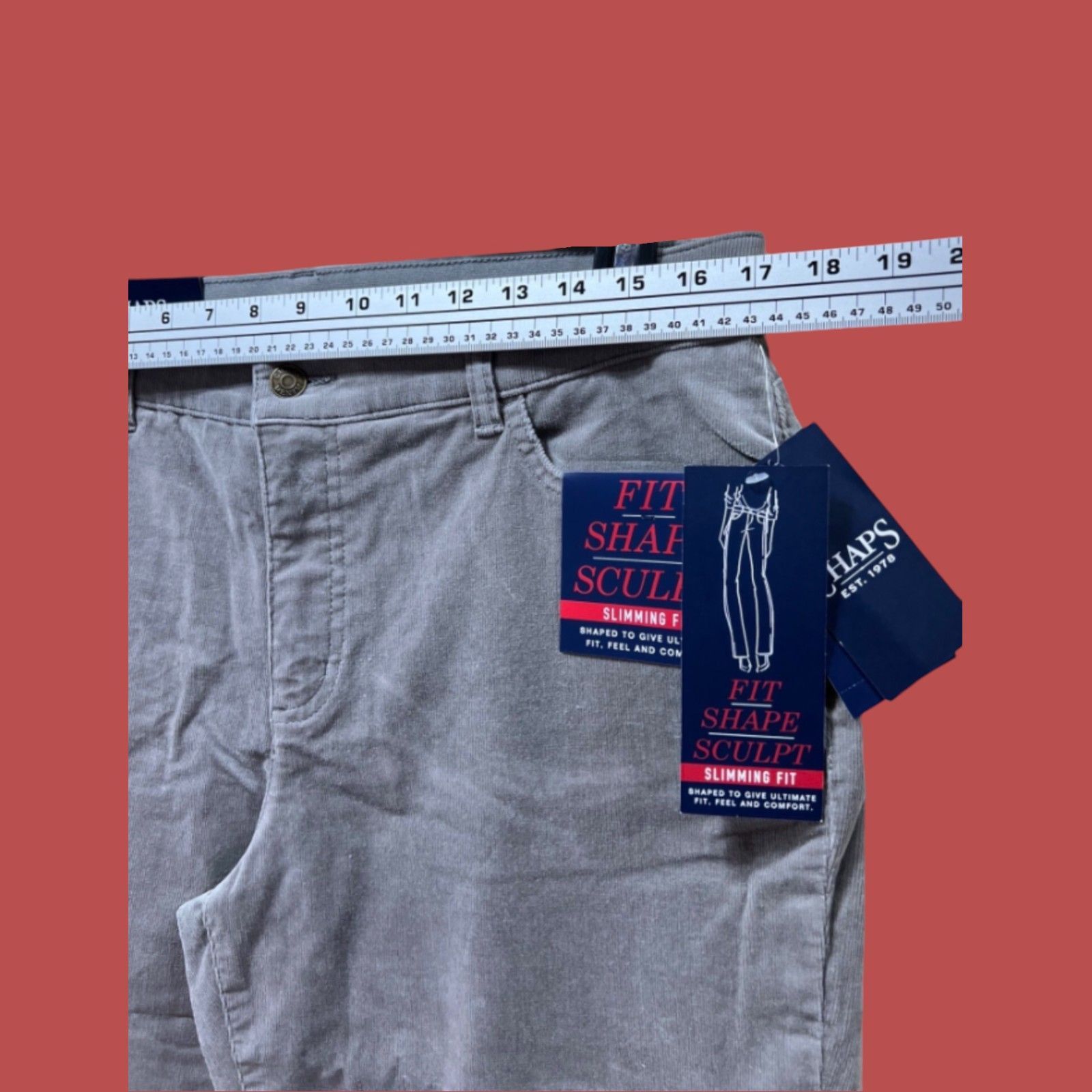 Chaps Chaps - women’s fit shape sculpt pants - slimming fit- Grey Size 36" / US 14 / IT 50 - 3 Thumbnail