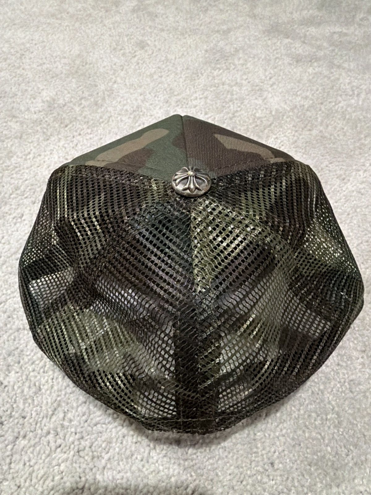 Chrome Hearts Chrome Hearts CH Hollywood Camo Trucker Hat Size ONE SIZE - 2 Thumbnail