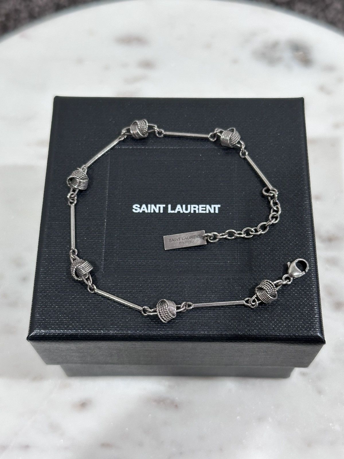 Saint Laurent Paris Saint Laurent Paris Multi Link Bones Bracelet Size ONE SIZE - 1 Thumbnail