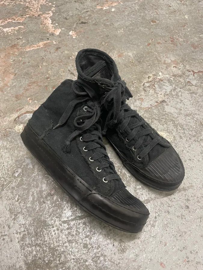 Maison Margiela Maison Margiela Black Distressed High Shoes Size US 9 / IT 39 - 5 Thumbnail