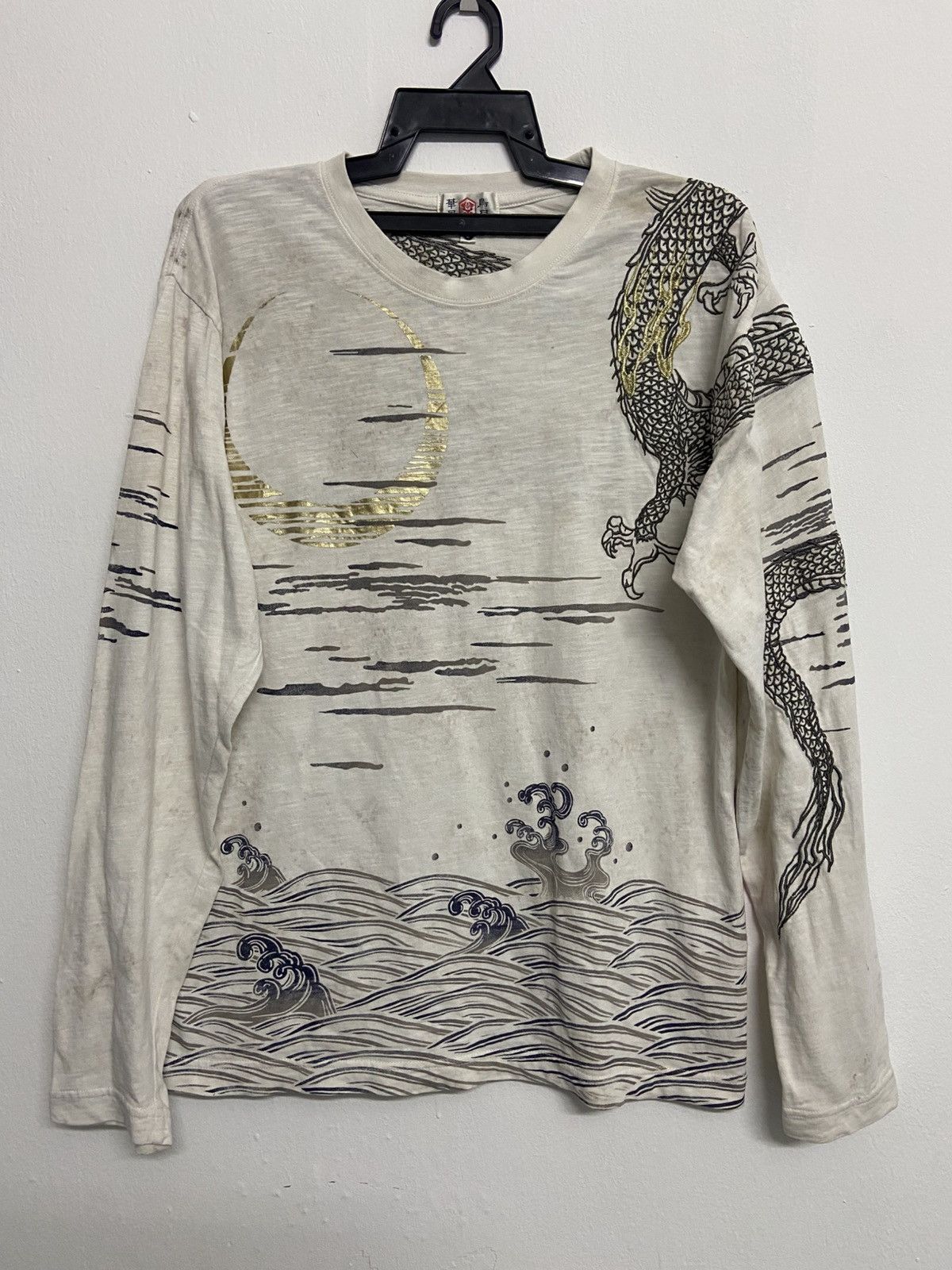 Japanese Brand The Japanese Tradition dragon Long Sleeve shirt Size US L / EU 52-54 / 3 - 2 Thumbnail