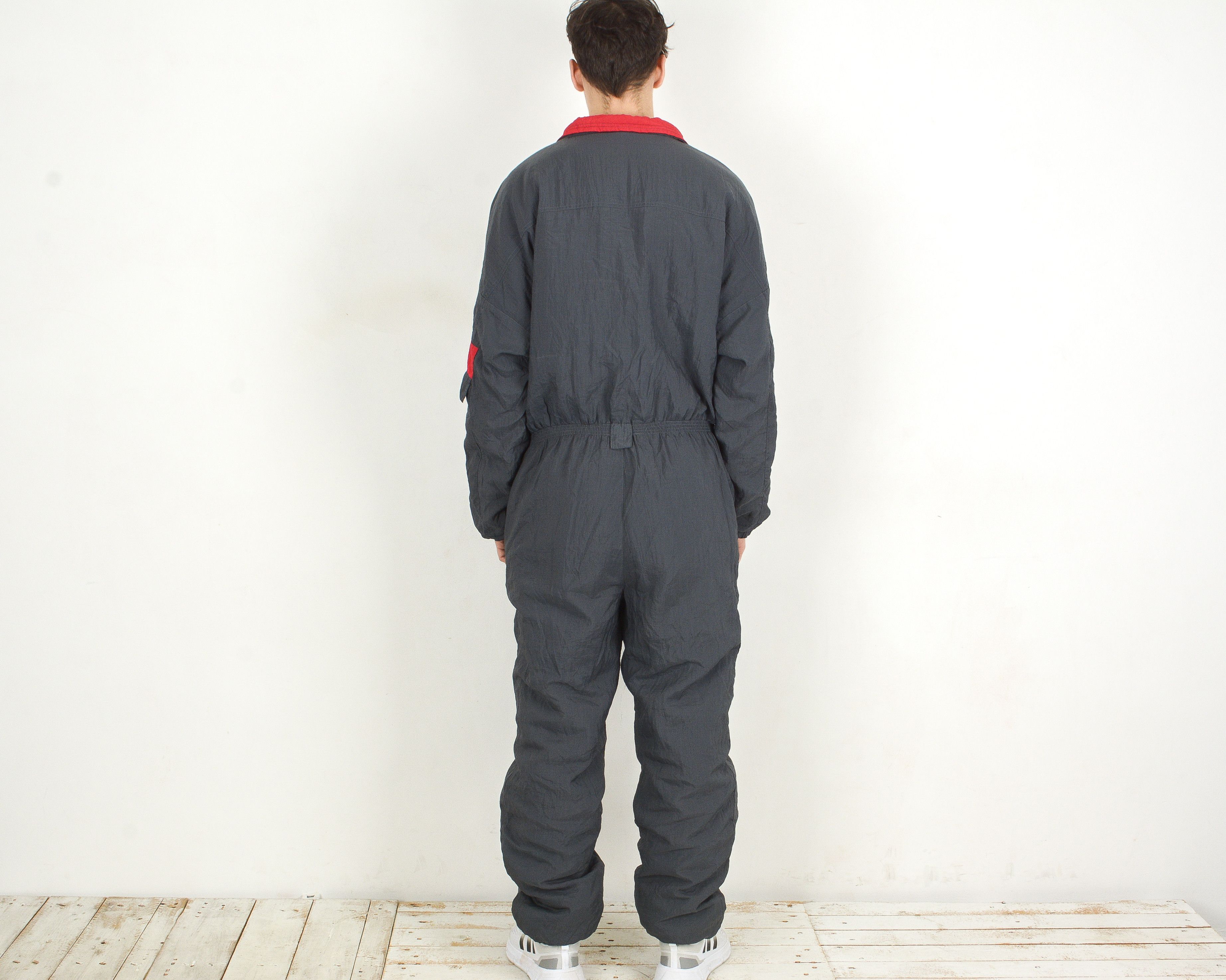 Vintage OHARA Snowsuit XL Jumpsuit Ski Suit Padded Overalls Snow Size US 36 / EU 52 - 3 Thumbnail