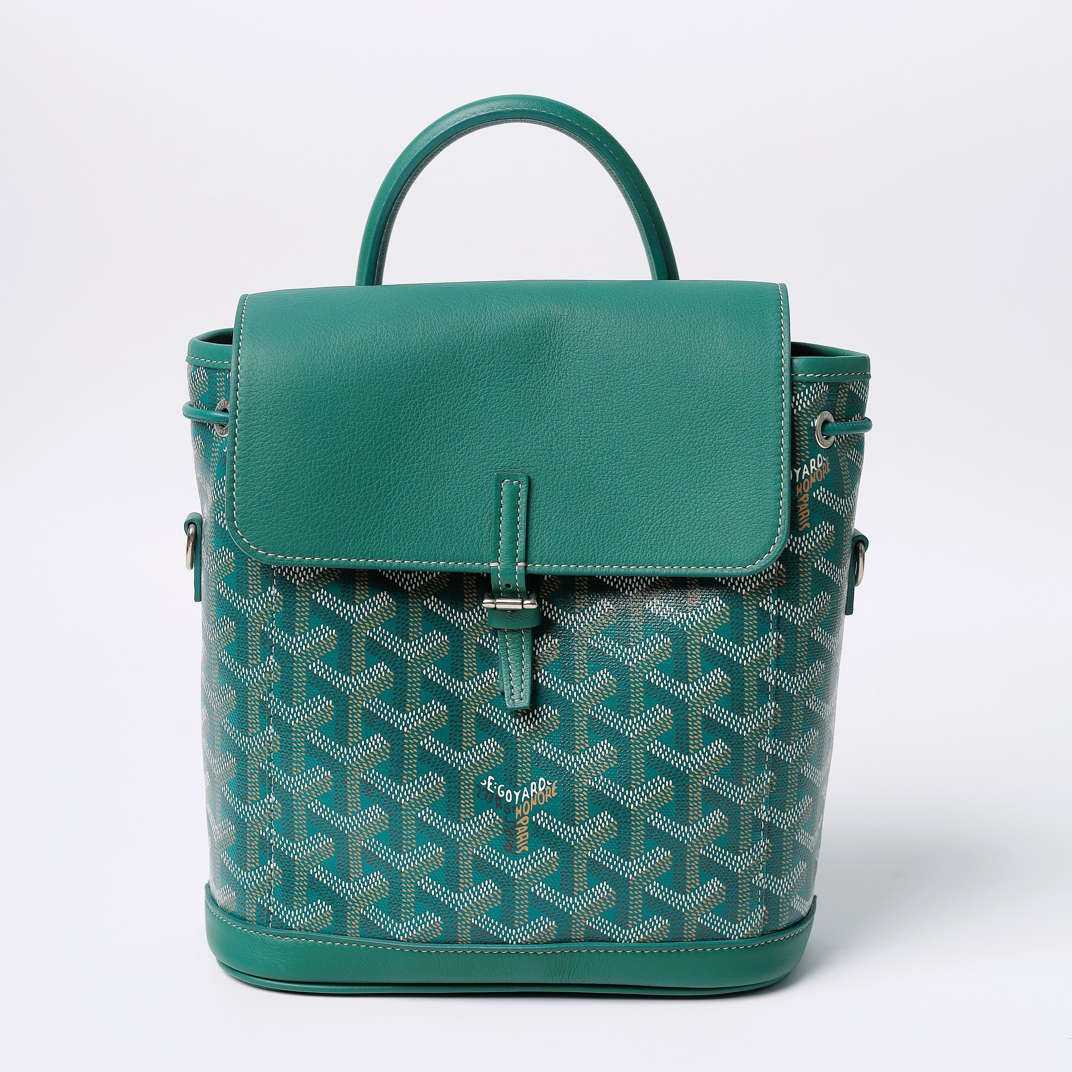 image of Goyard Sac À Dos Alpin Mini in Green, Men's