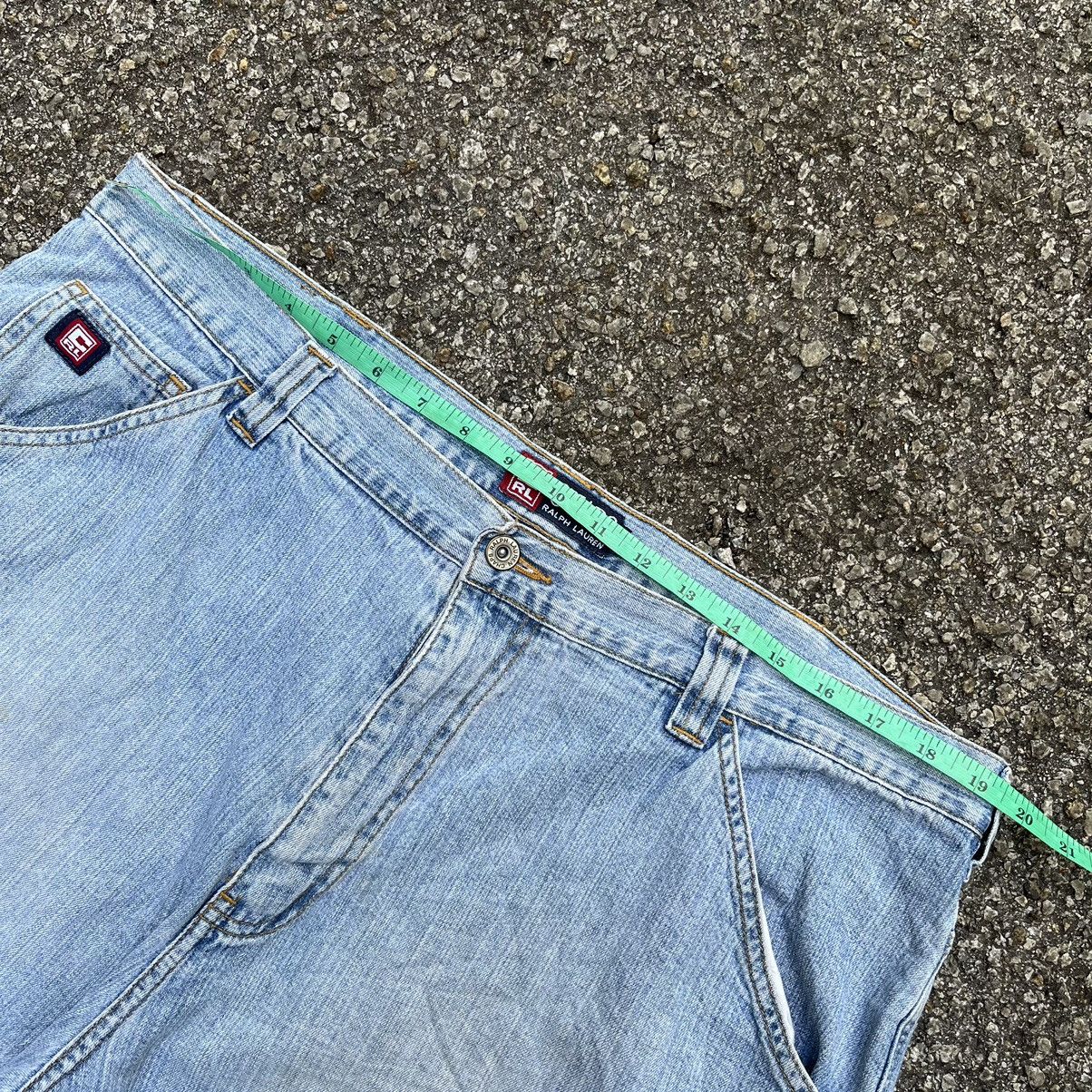 Polo Ralph Lauren × Vintage BAGGY JEANS POLO RALPH LAUREN CARPENTER DENIM SKATER JNCO Size US 38 / EU 54 - 7 Thumbnail
