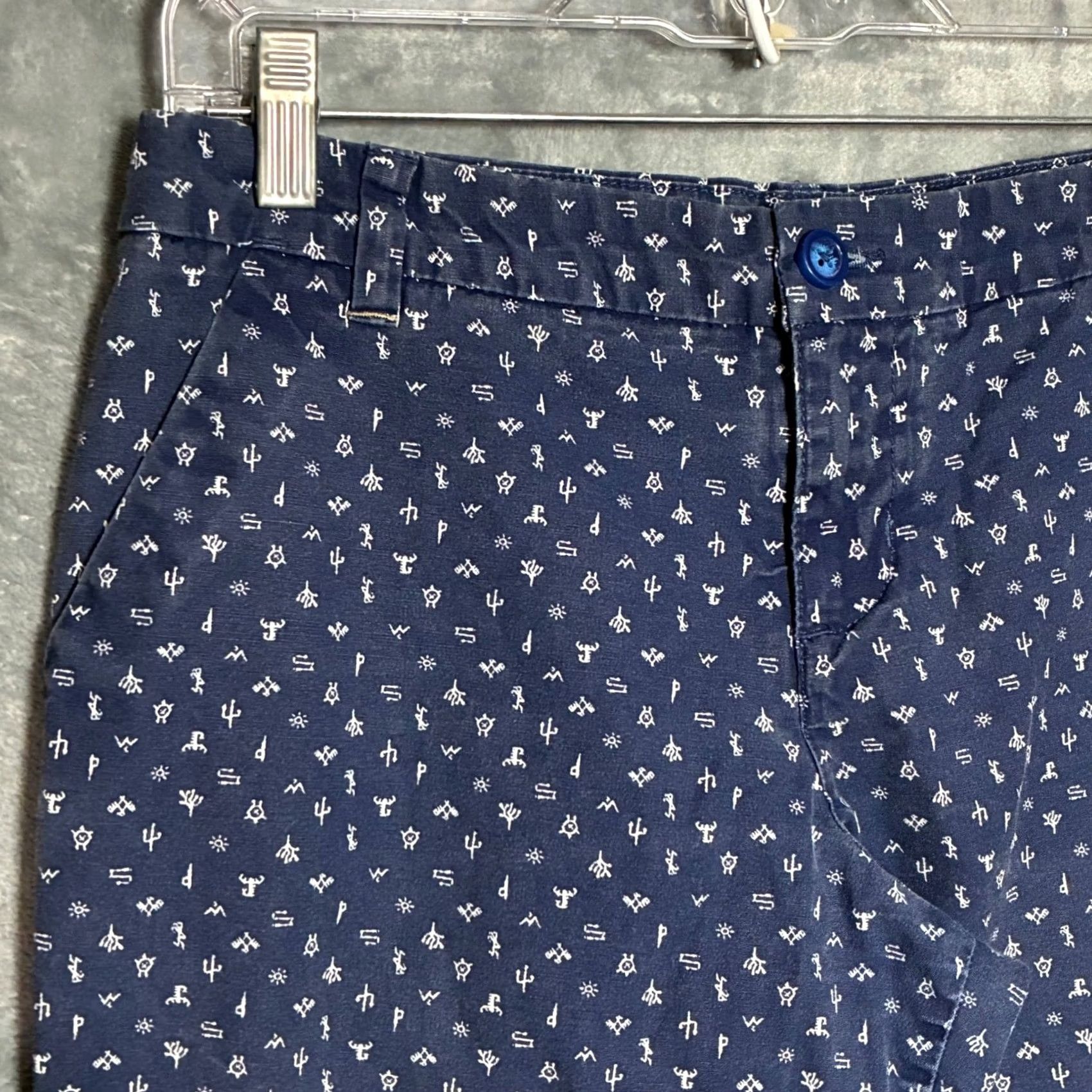 Patagonia Patagonia Common Threads Organic Cotton Aztec Crop Pants Women's 4 Blue Size 27" / US 4 / IT 40 - 5 Thumbnail