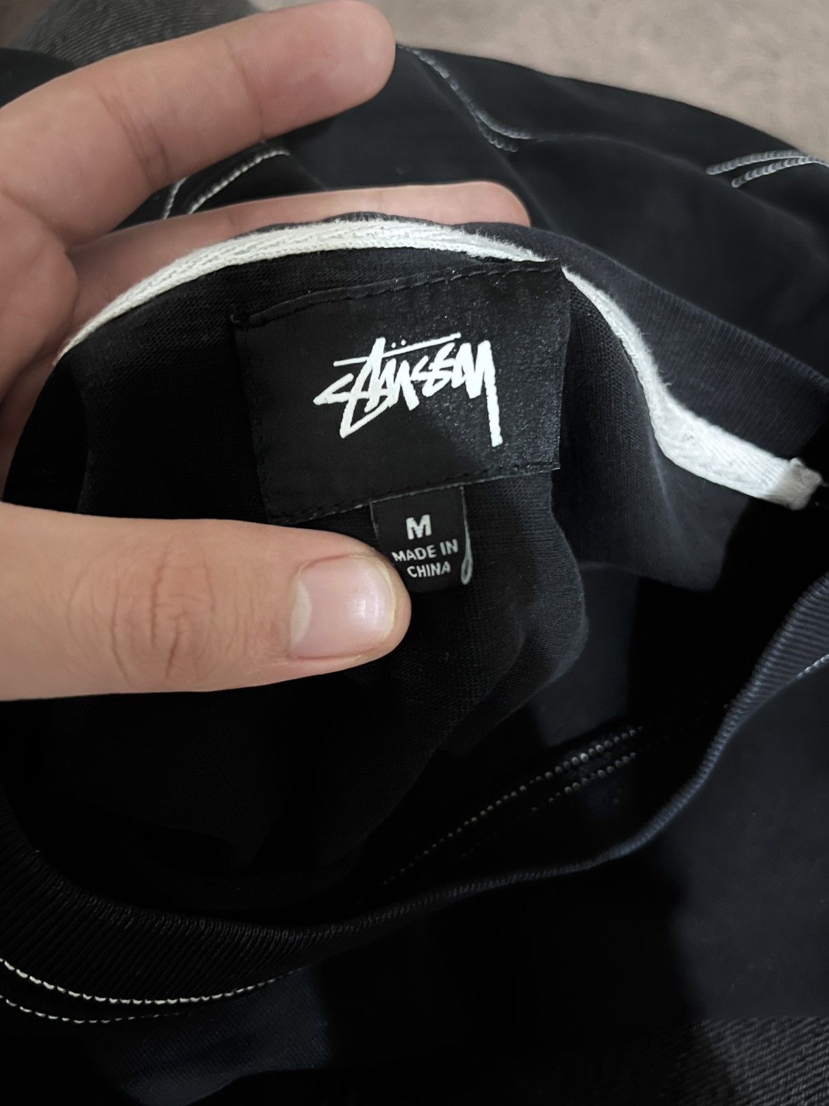 Stussy Stussy black tee Size US M / EU 48-50 / 2 - 4 Thumbnail