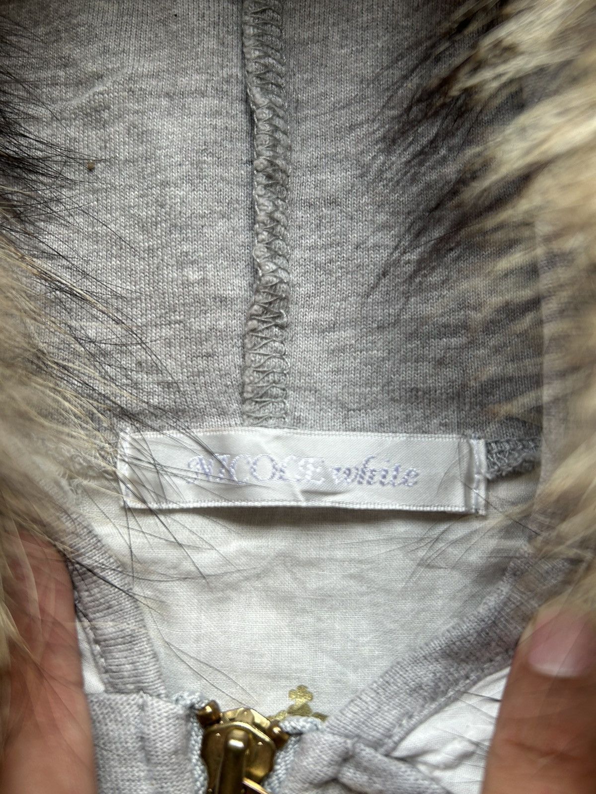 If Six Was Nine 💸BINDINGOFFER💸nicole white furhoodie Ifsixwasnine lgb styled Size US M / EU 48-50 / 2 - 9 Thumbnail