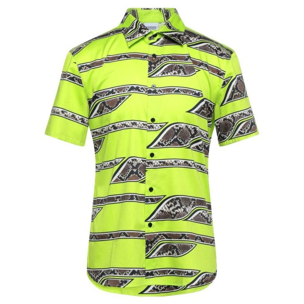 SSS World Corp NWT New $225 SSS World Corp Short Sleeve Button Green Snake Size US M / EU 48-50 / 2 - 2 Thumbnail