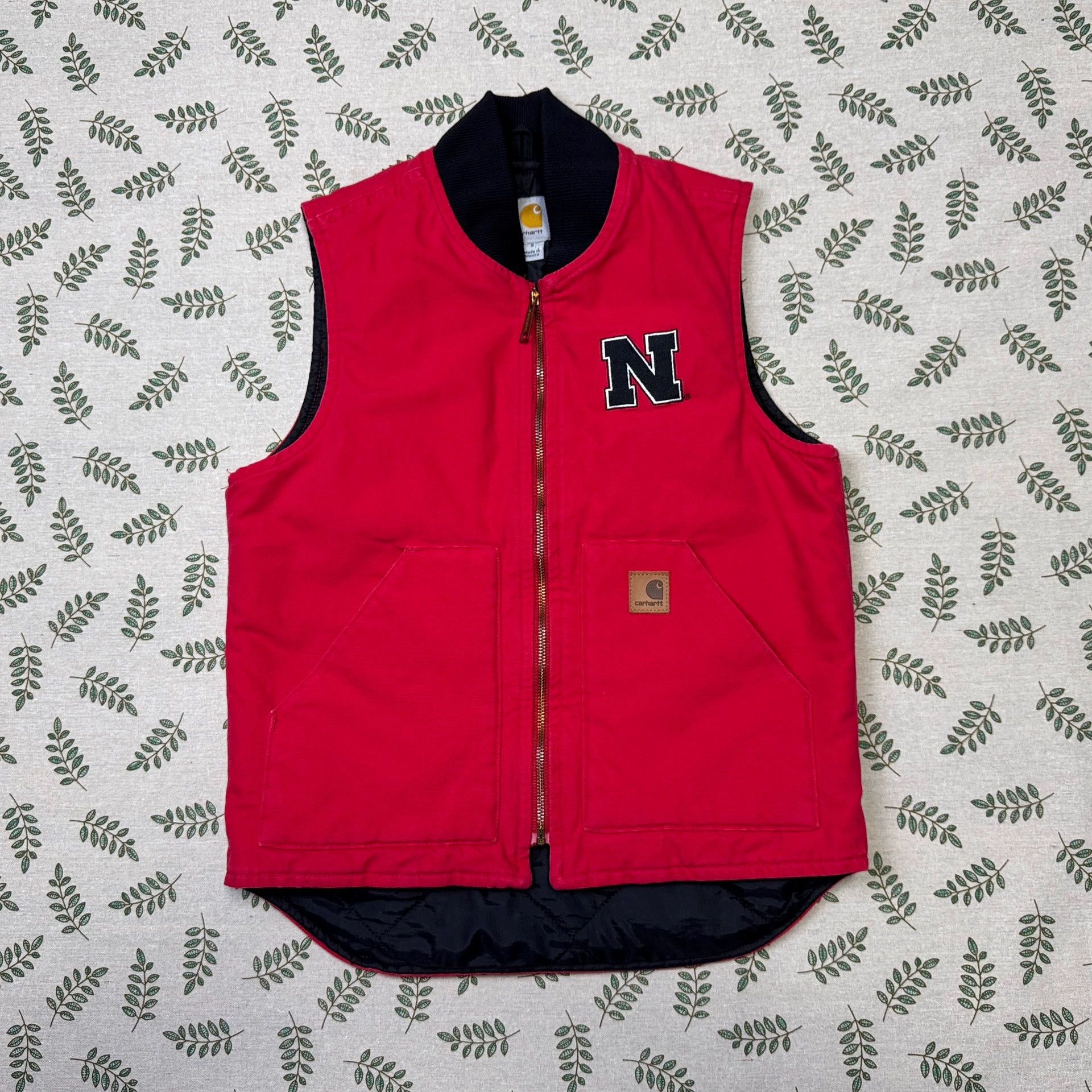 Carhartt Vintage Carhartt 101004 600 Red S Vest Size US S / EU 44-46 / 1 - 1 Thumbnail