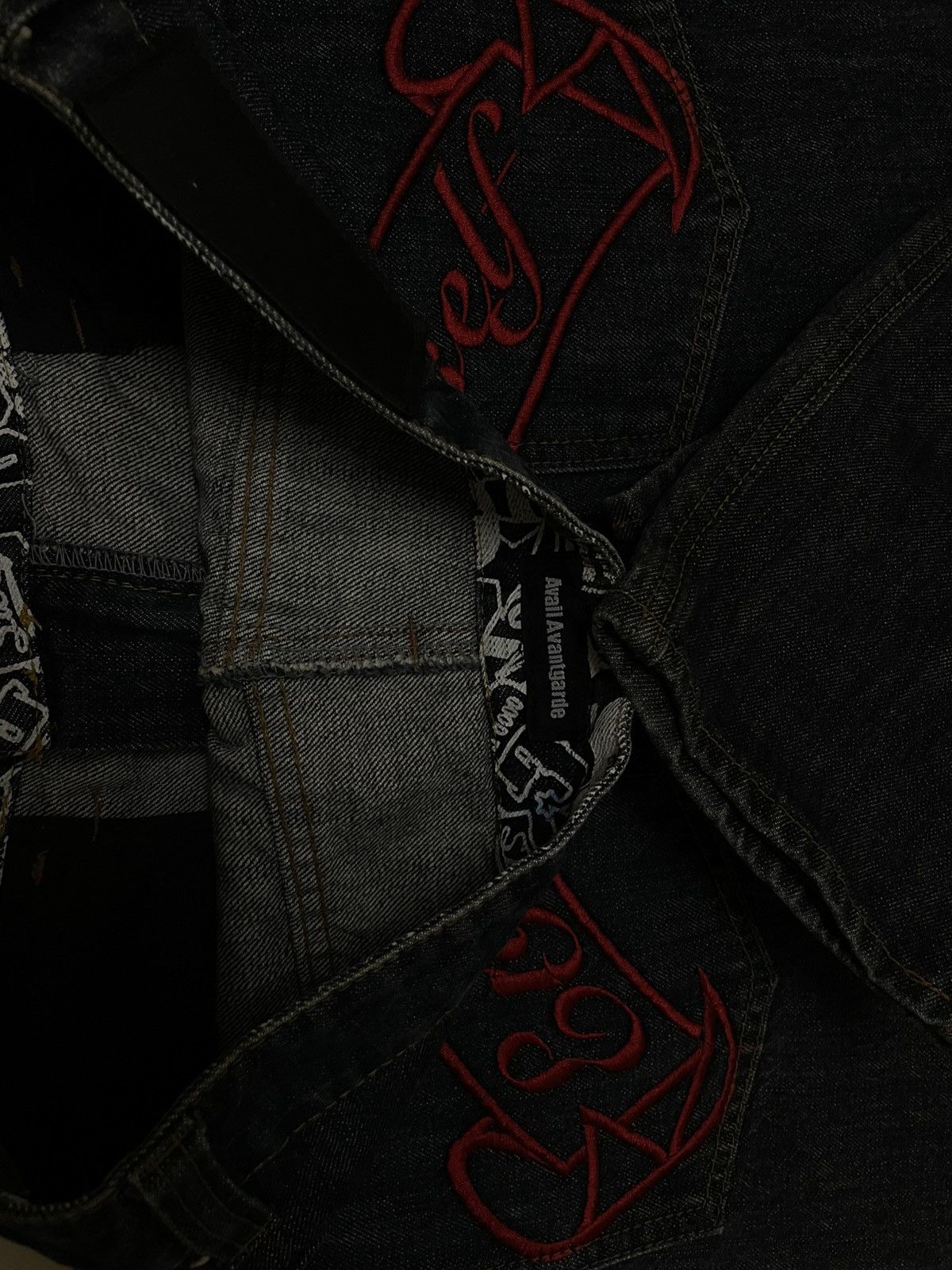 Japanese Brand VINTAGE OG DAICOCK ENJOYR YOURSELF AVAIL AVANTGARDE DENIM Size US 32 / EU 48 - 10 Thumbnail