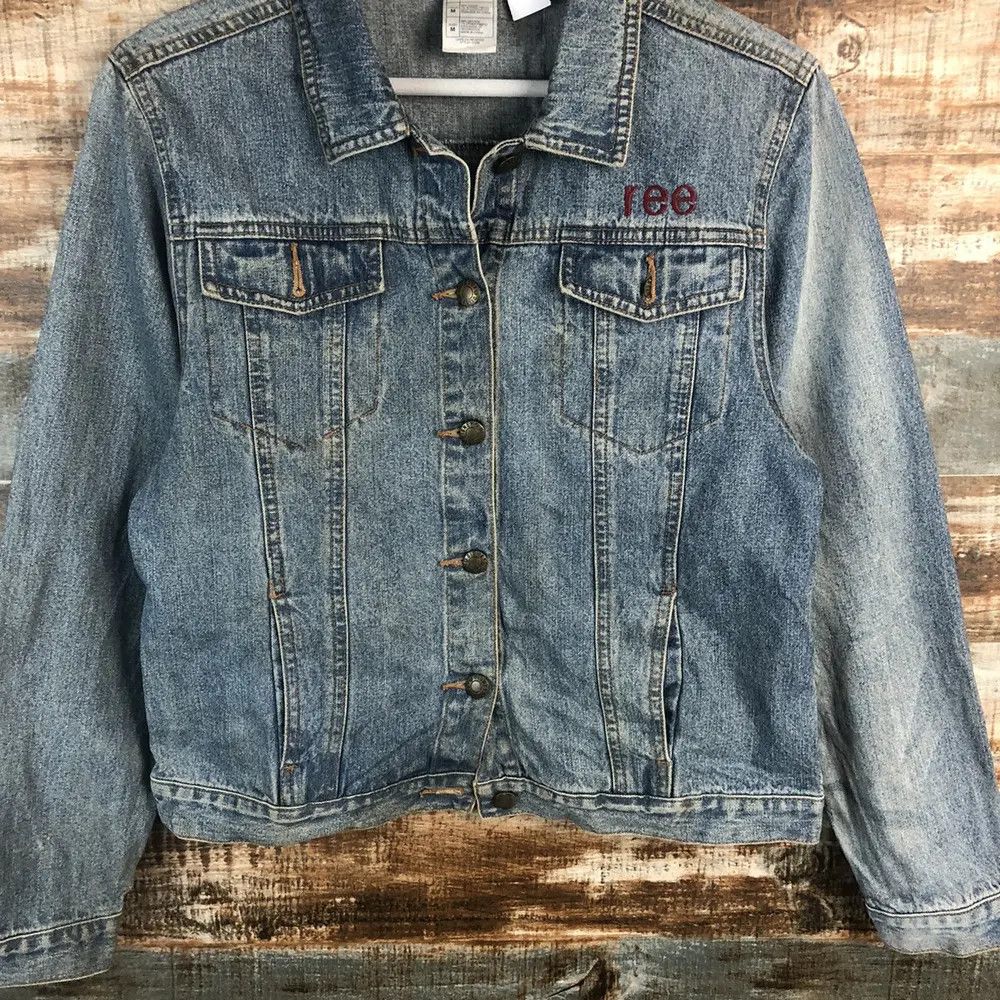 Disney Disney Mickey Mouse Denim Jacket #A1292 Size S / US 4 / IT 40 - 7 Thumbnail