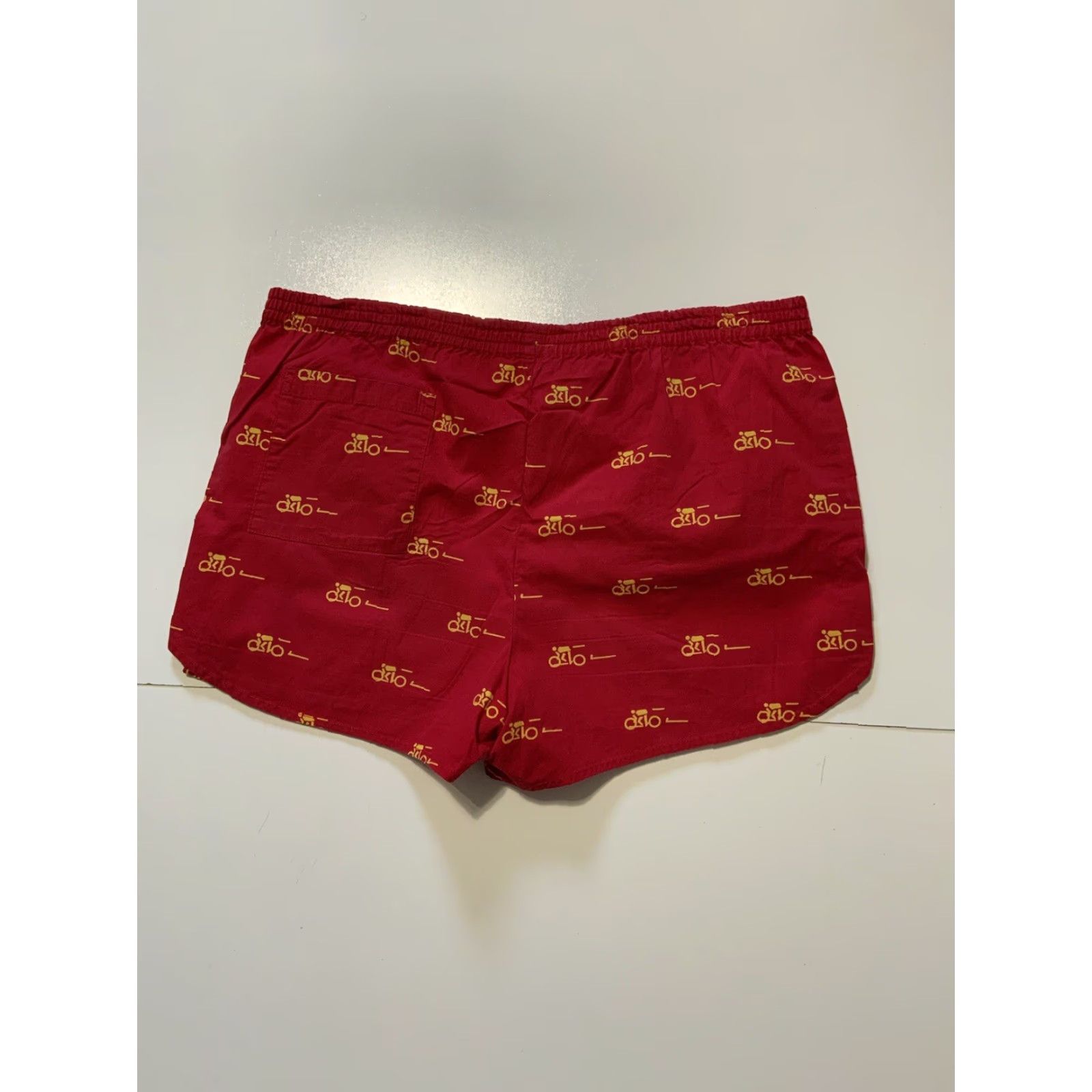 Vintage VINTAGE 80s Boscali Sport Cycling Bike Red AOP Cotton Swim Trunk Shorts M Mens? Size US 31 - 3 Thumbnail