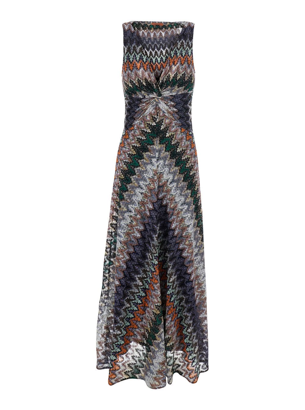 Missoni Dress 'SLEEVELESS LONG DRESS' Multicolor in Viscose Women Size M / US 6-8 / IT 42-44 - 1 Thumbnail