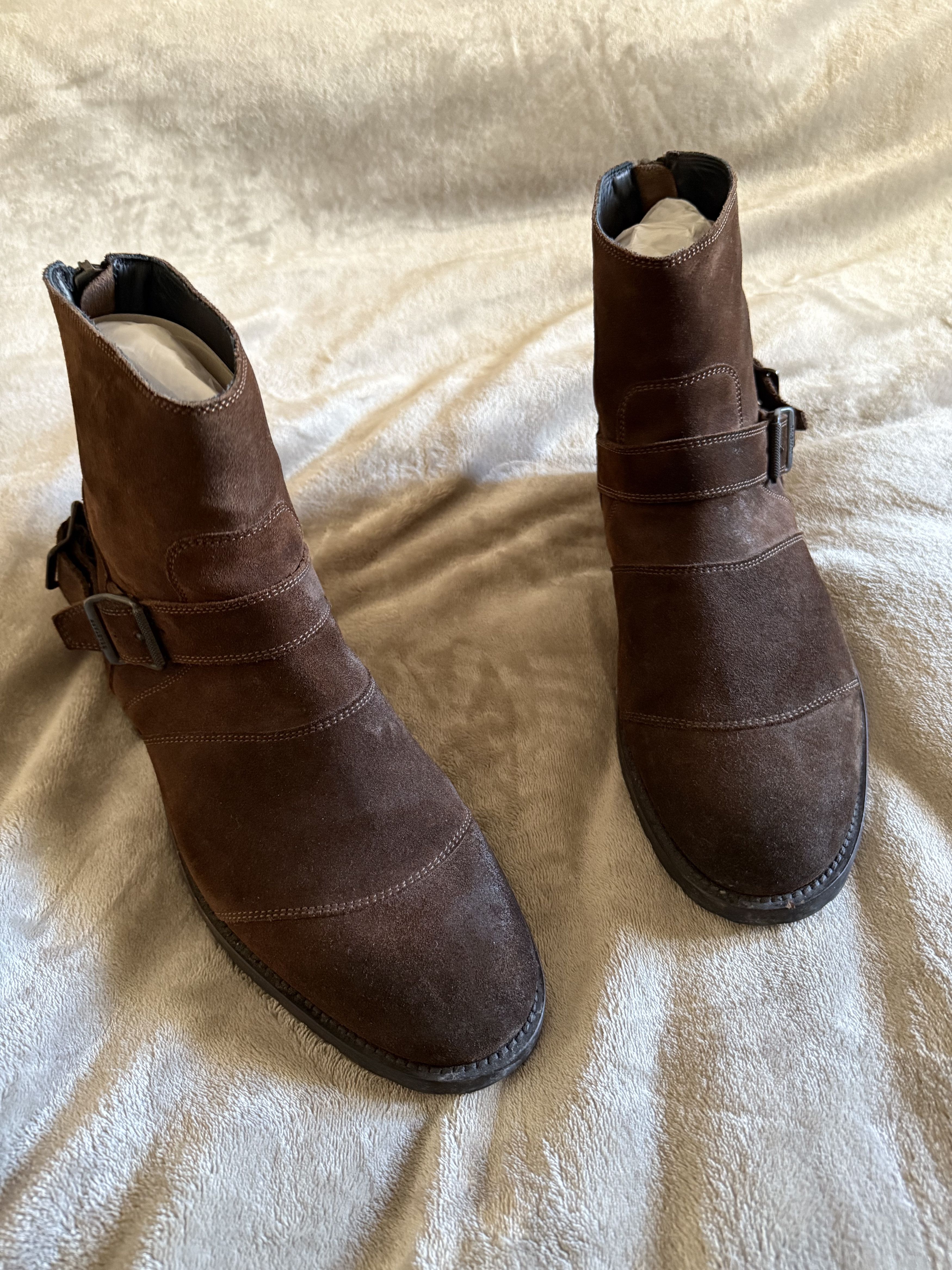 Belstaff Belstaff Brown Suede Boots Size US 11 / EU 44 - 1 Thumbnail