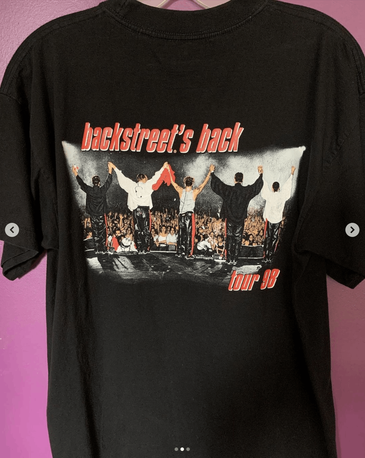 Band Tees × Vintage 90's Backstreet Boys - Backstreet's Back Tour Tee Size US L / EU 52-54 / 3 - 2 Thumbnail