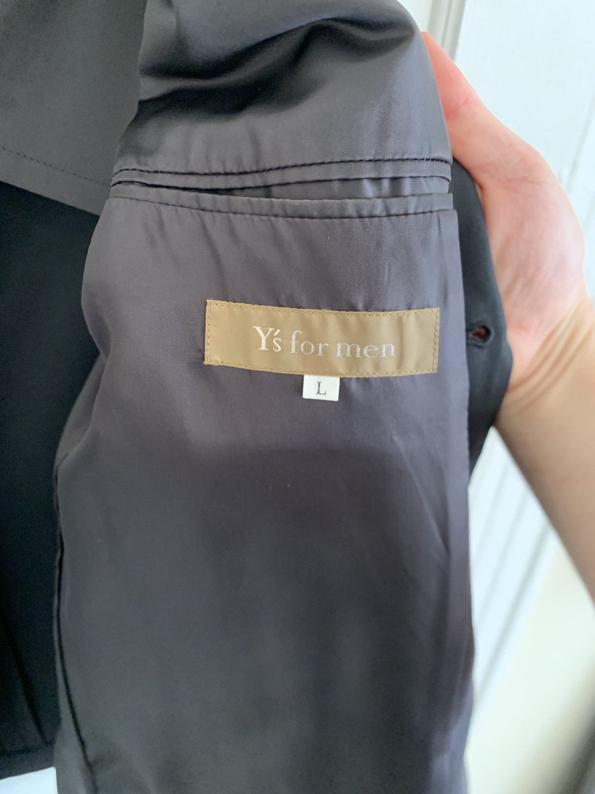 Y's for Men × Yohji Yamamoto Vintage Yohji Yamamoto Y’s For Men Black Suit Size 40R - 2 Thumbnail