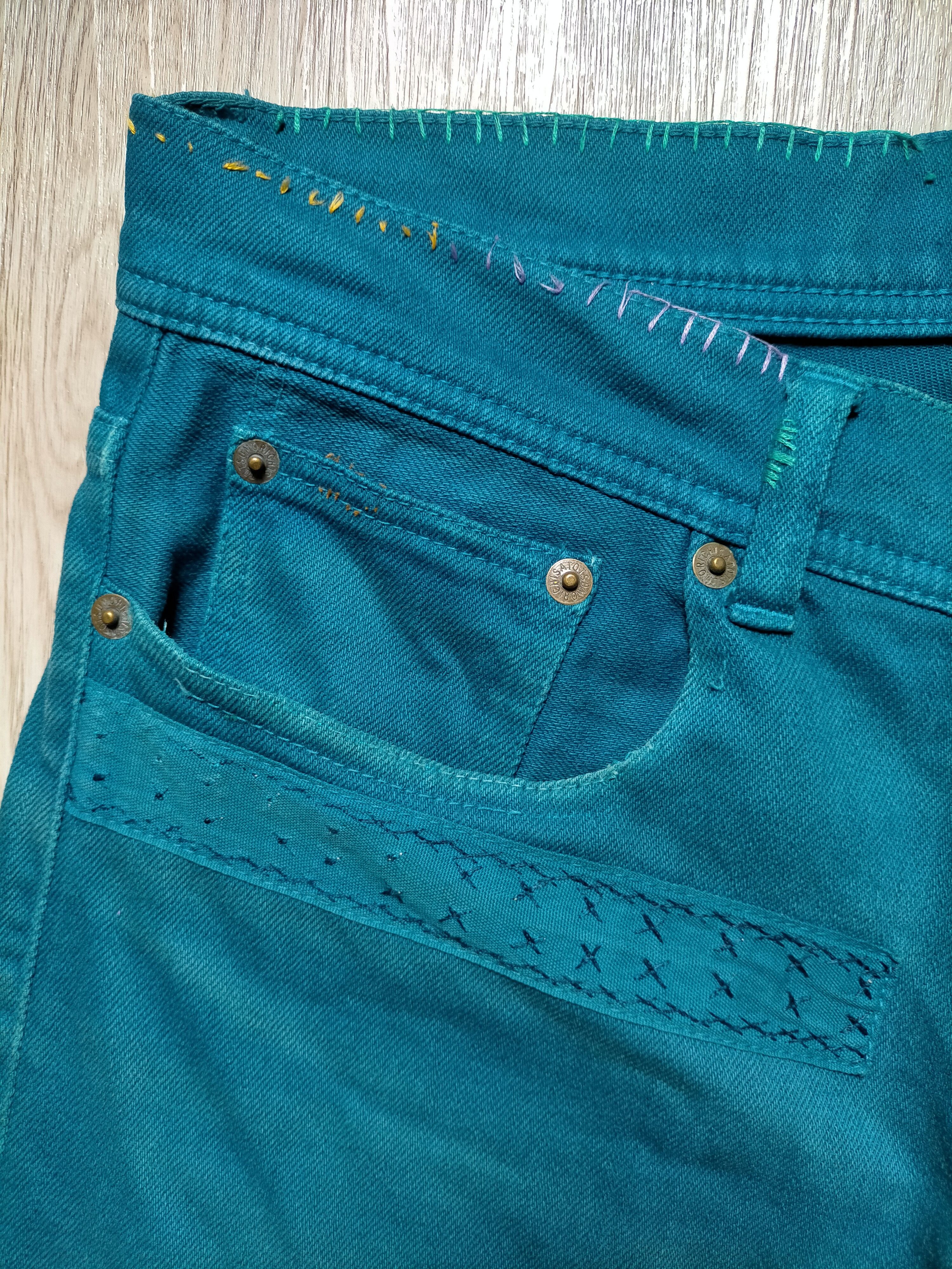 Issey Miyake × Tsumori Chisato × mercibeaucoup Tsumori Chisato Issey Miyake Patchwork Denim Pants Size US 31 - 14 Thumbnail