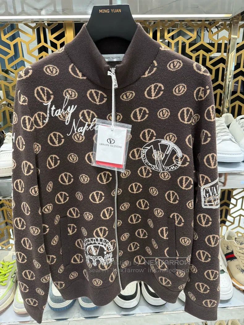Valentino Valentino Coffee-colored old flower coat Size US S / EU 44-46 / 1 - 1 Thumbnail