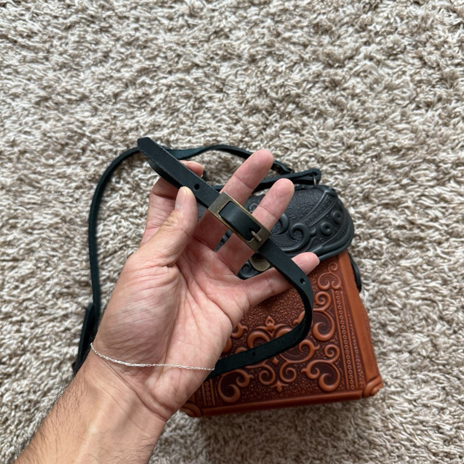 Other $125 Lymar Leather Crossbody Purse Bag Shoulder Strap Mini Size ONE SIZE - 4 Thumbnail