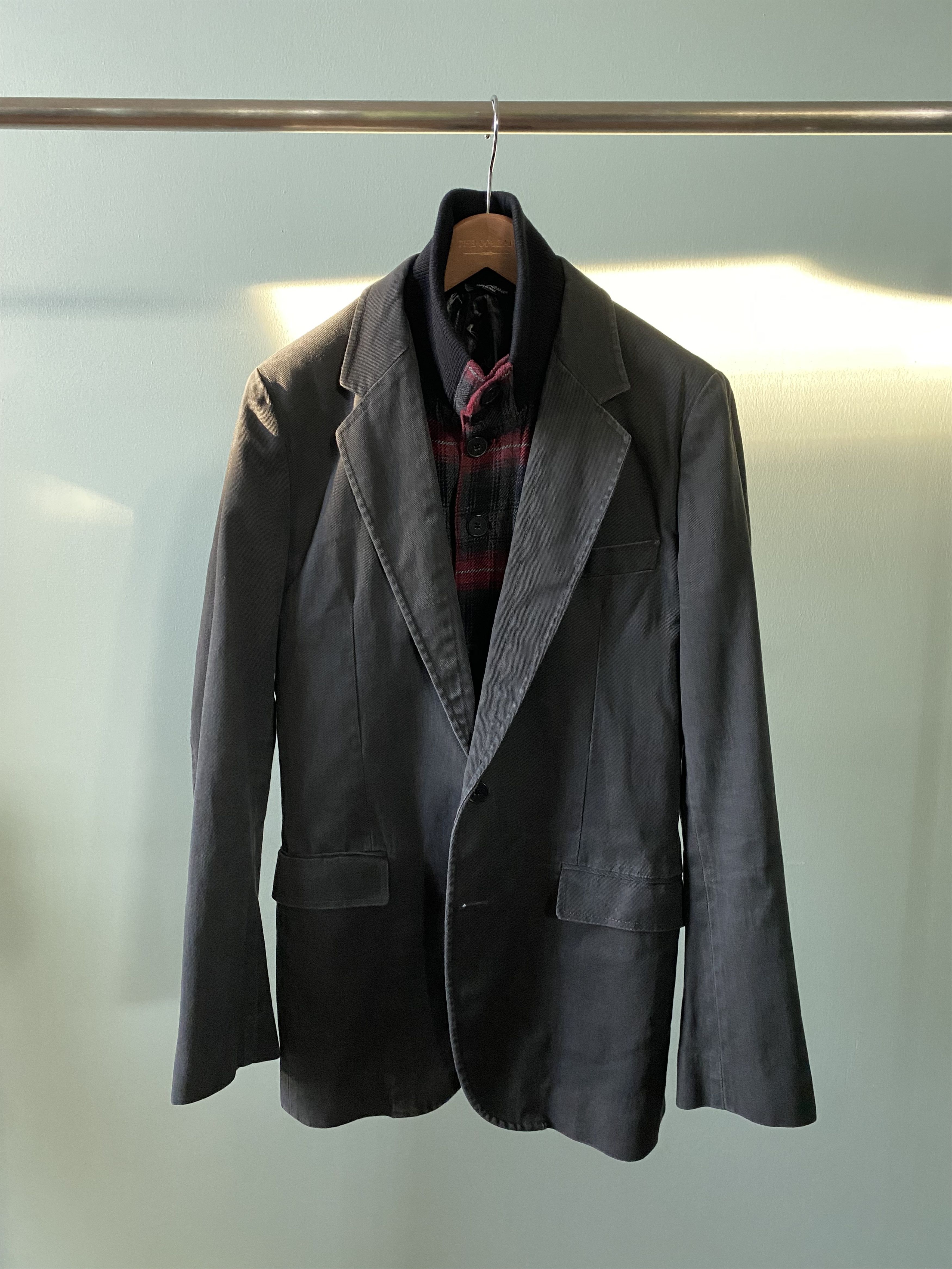 Dolce & Gabbana Double Layer Wool/Cotton Jacket Size US S / EU 44-46 / 1 - 12 Thumbnail