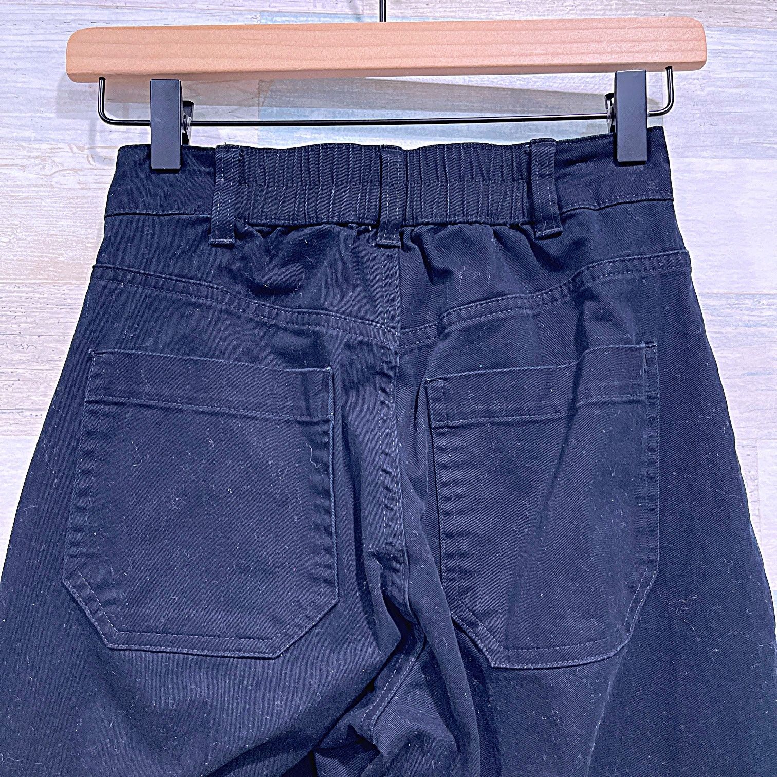 Target Basics WILD FABLE High Rise Straight Cargo Pants Black Womens XXS Size 24" / US 00 / IT 34 - 5 Thumbnail
