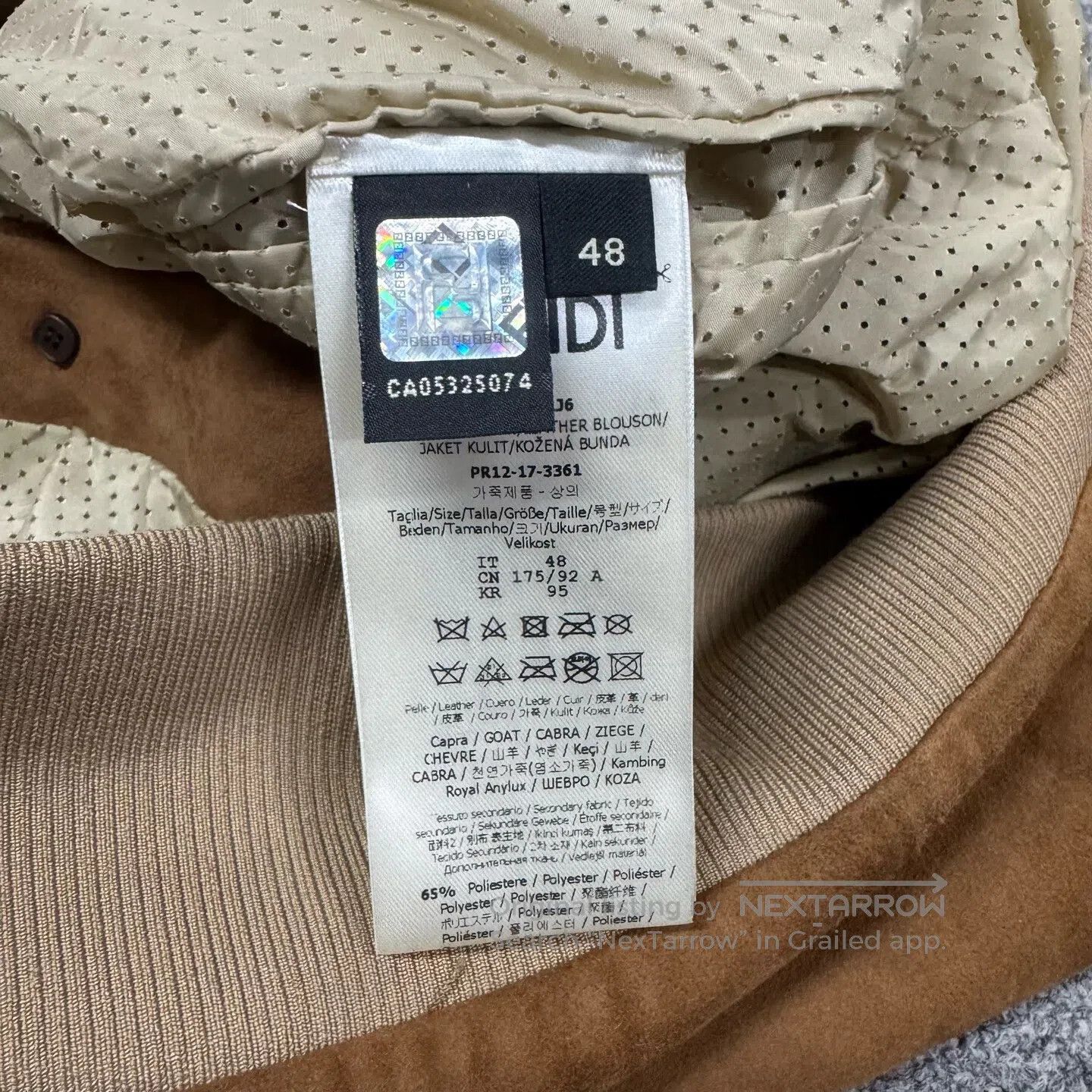 Fendi FENDI SIZE 48 Leather patchwork Karlson jacket| Size M / US 6-8 / IT 42-44 - 6 Thumbnail