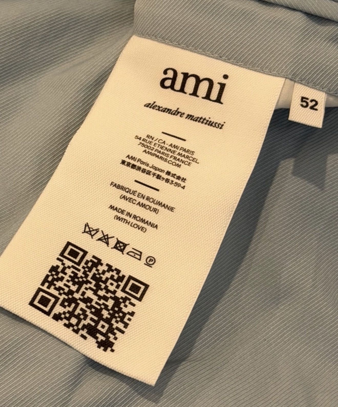 AMI AMI Paris Oversized Wool-blend Gabardine Coat Size US L / EU 52-54 / 3 - 6 Thumbnail