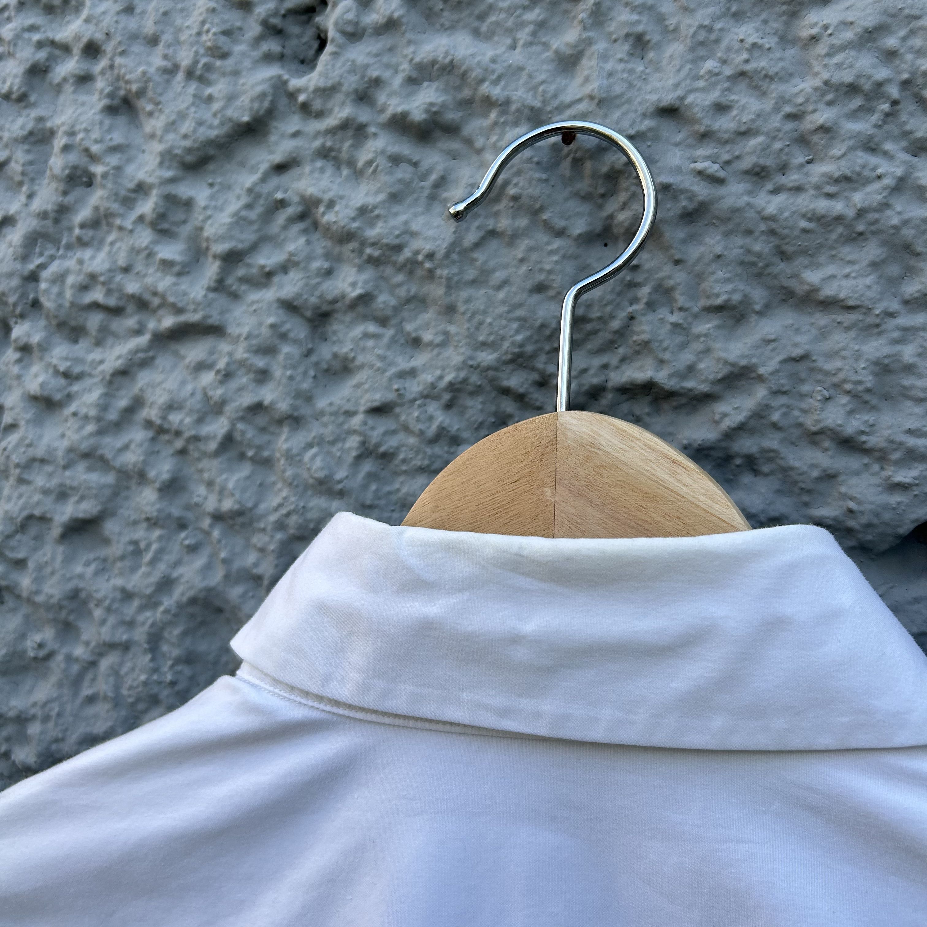 Yohji Yamamoto Yohji Yamamoto Y's White Button-Up Shirt with Layered Collar Size US L / EU 52-54 / 3 - 5 Thumbnail