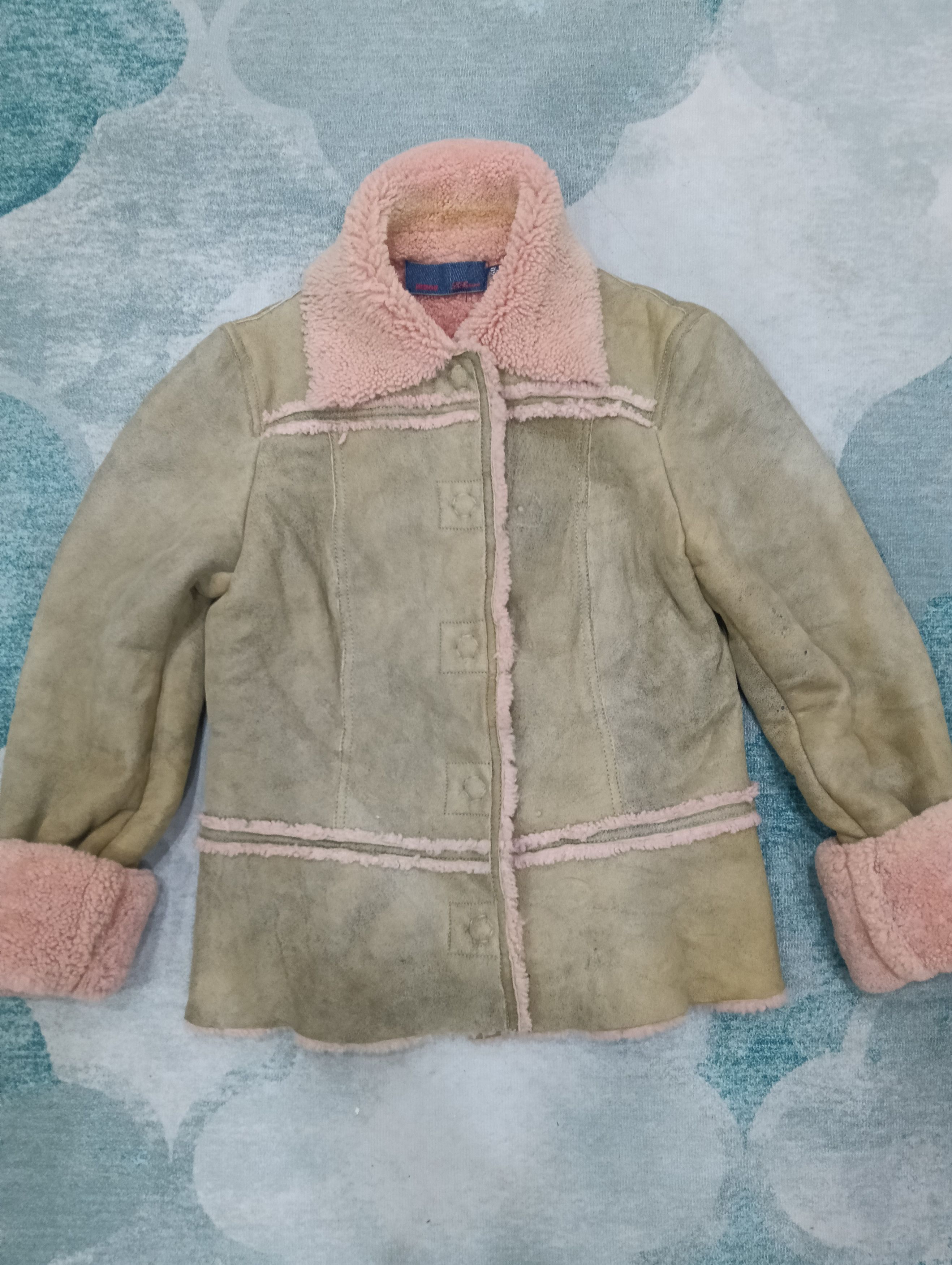 Designer × Japanese Brand × Les Copains Les Copains Sheepskin Jacket Size S / US 4 / IT 40 - 5 Thumbnail