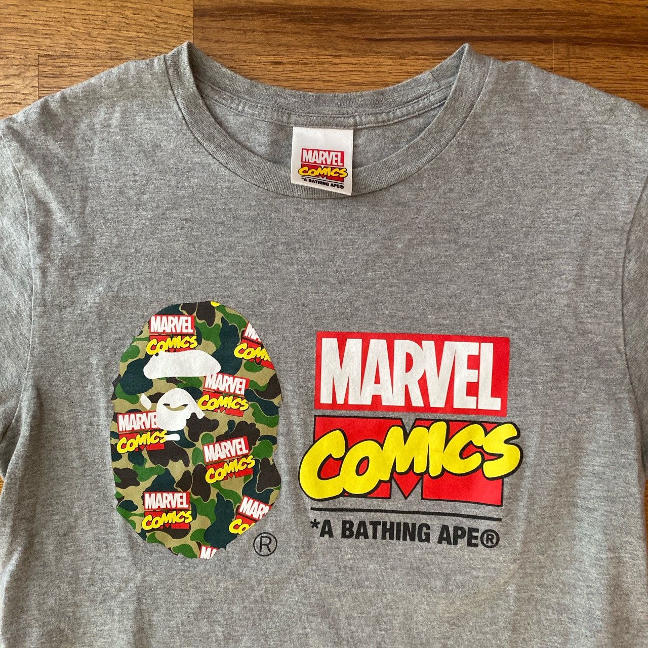 Bape × Marvel Comics BAPE x Marvel Camo Tee Size US M / EU 48-50 / 2 - 2 Thumbnail
