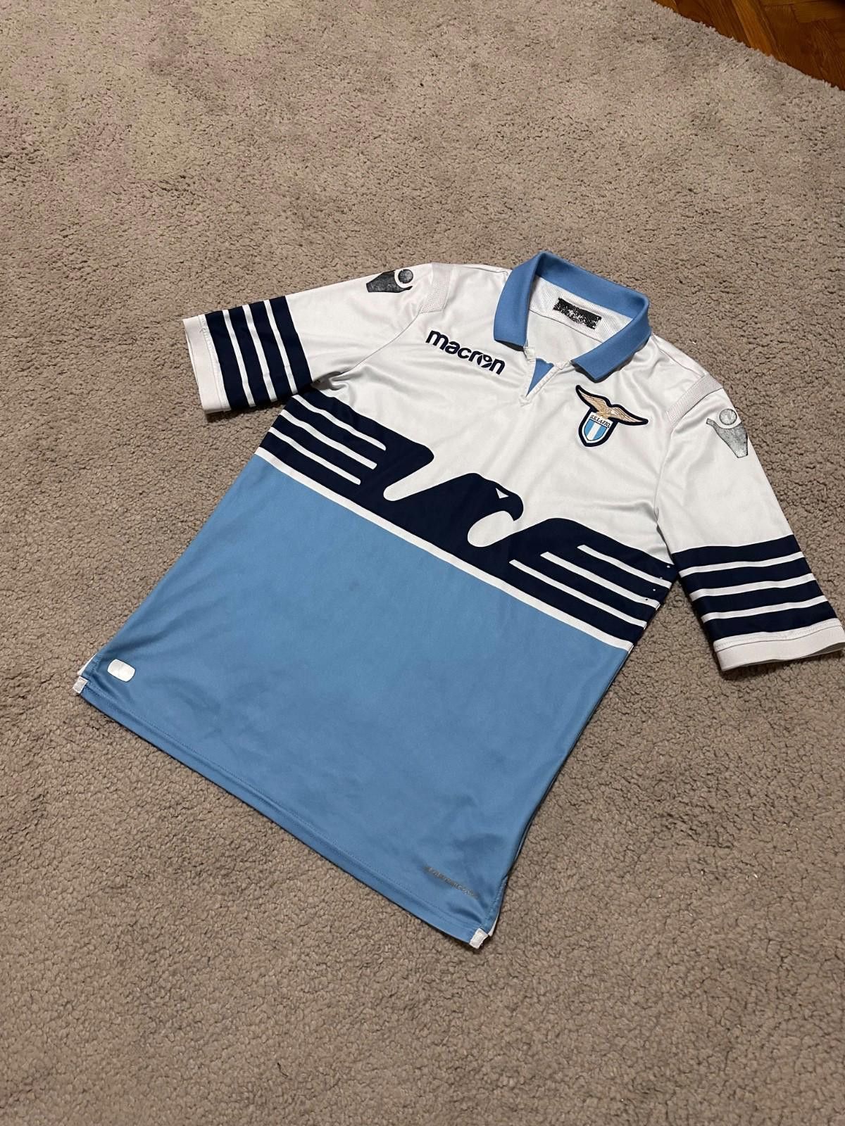 Macron Lazio Macron 2018 2019 HOME Soccer Jersey Football Shirt Size US M / EU 48-50 / 2 - 2 Thumbnail