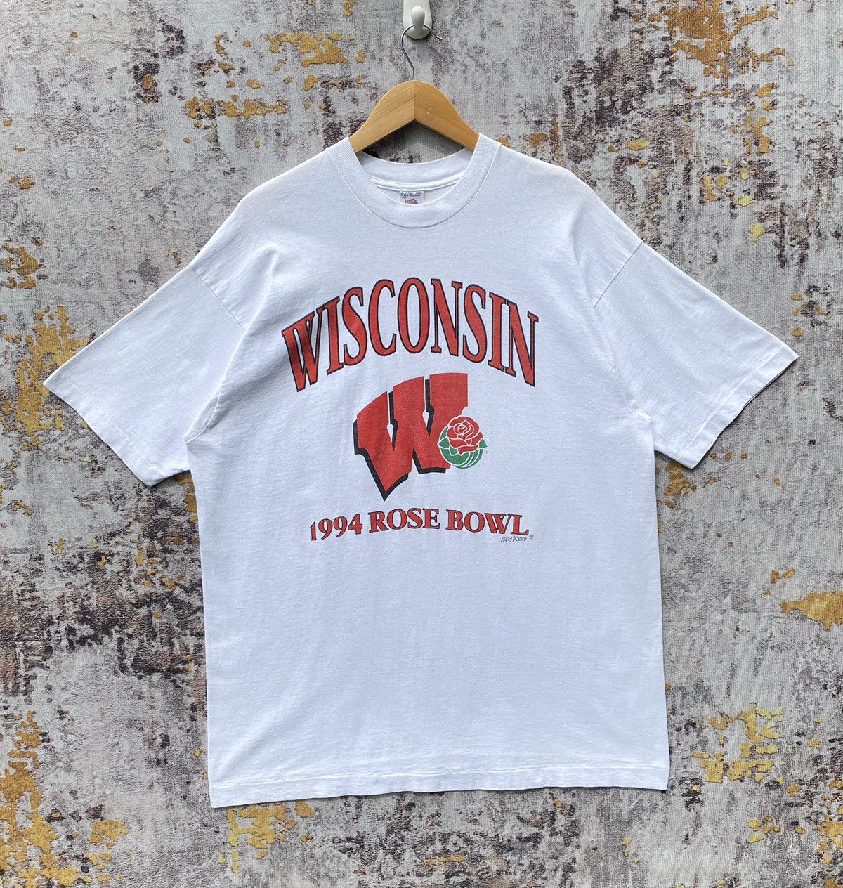 NCAA × Vintage Vintage Wisconsin 1994 Rose Bowl Shirt Rose Bowl College Size US XXL / EU 58 / 5 - 1 Thumbnail