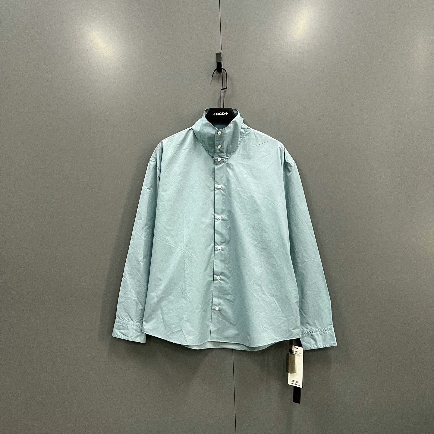 Hermes Hermes Solid High Neck Long Sleeve Shirt Size US M / EU 48-50 / 2 - 1 Thumbnail