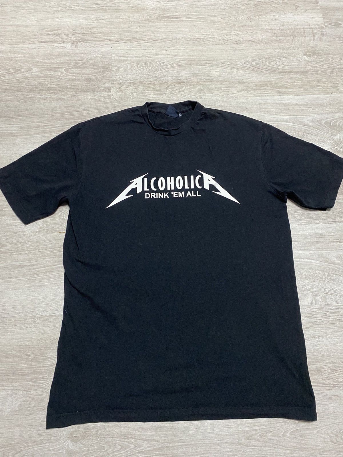 Daniel Hechter Vintage Metallica Alcoholica Drink Em All size XL Size US XL / EU 56 / 4 - 1 Thumbnail