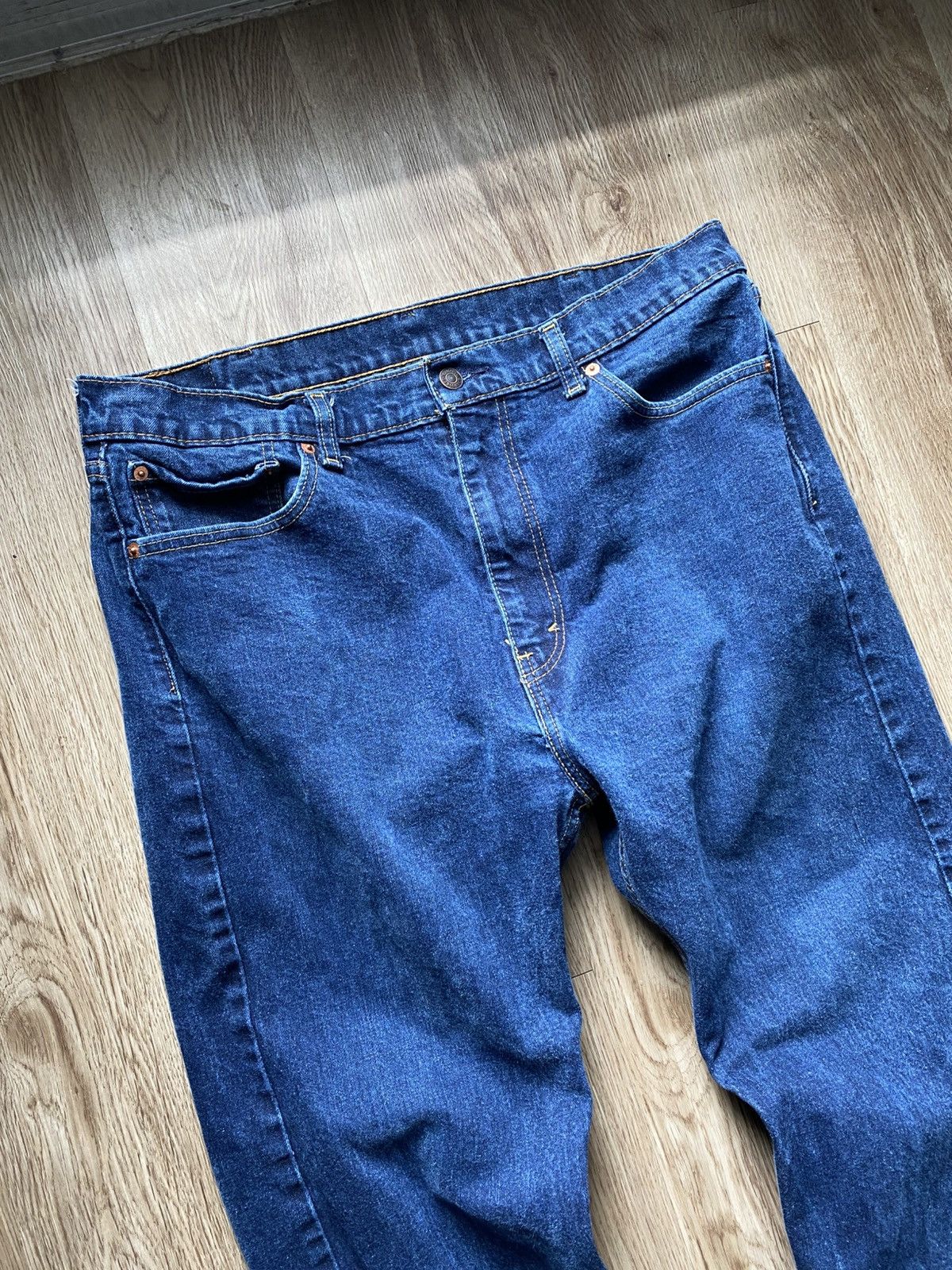 Levi's Levis 505 Dark Wash Denim Jeans Size US 38 / EU 54 - 4 Thumbnail