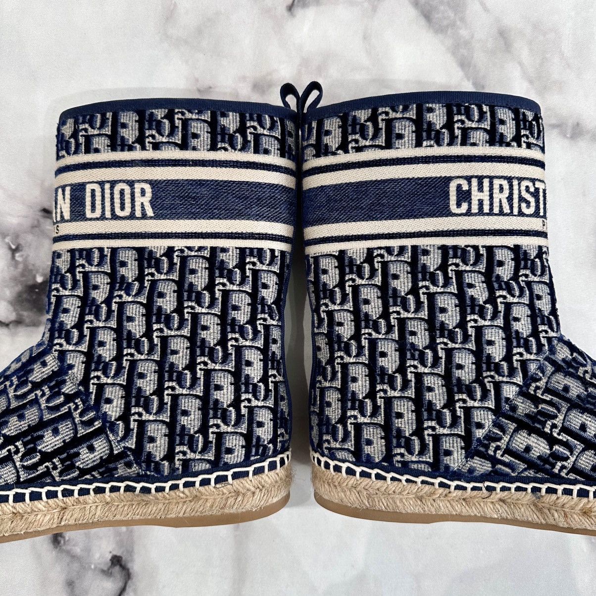 Dior UNISEX DIOR GRANVILLE ESPADRILLE SHEARLING BOOTS SIZE 39 Size US 9 / IT 39 - 2 Thumbnail