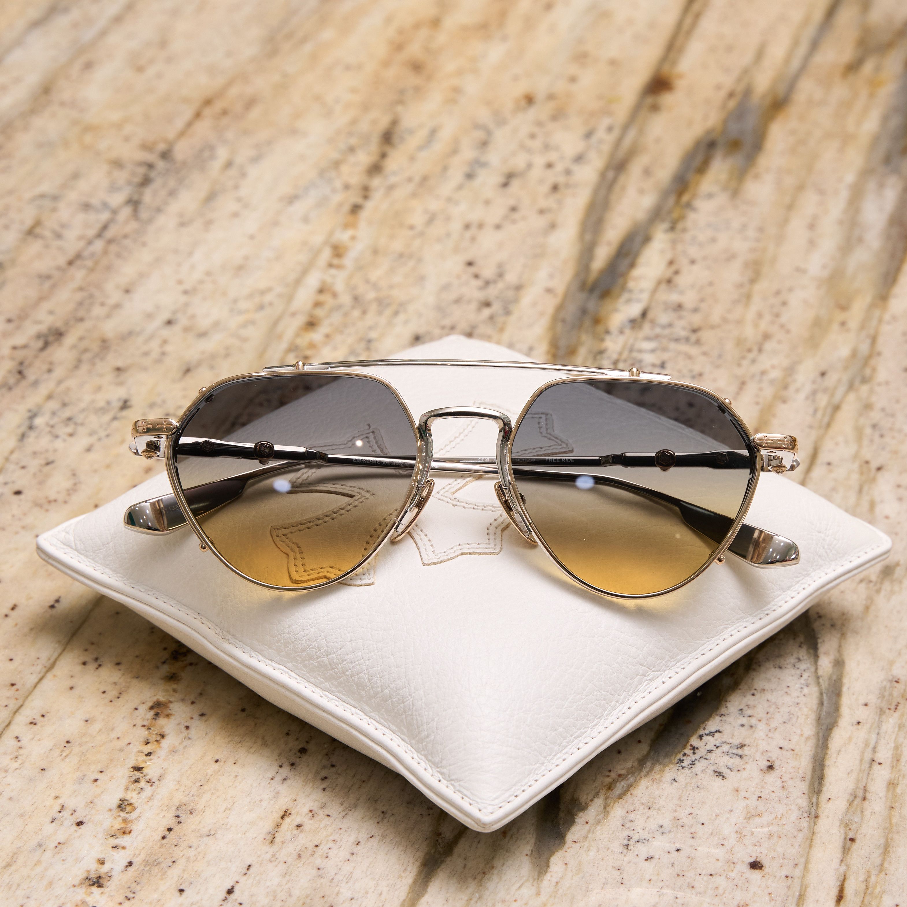Chrome Hearts CHROME HEARTS FREE RIDE Shiny Silver/Gold Plated Size ONE SIZE - 1 Thumbnail